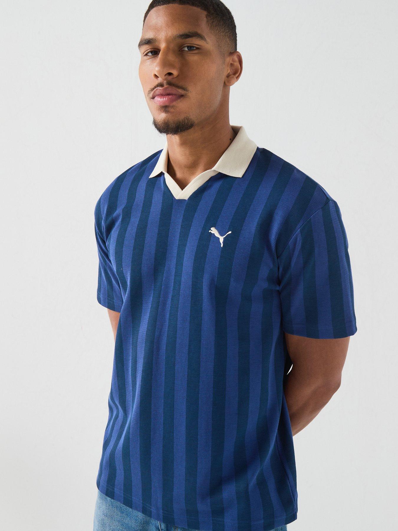 Image 1 of 4 of Puma Mens Class Relaxed Pinnacle Polo - Blue
