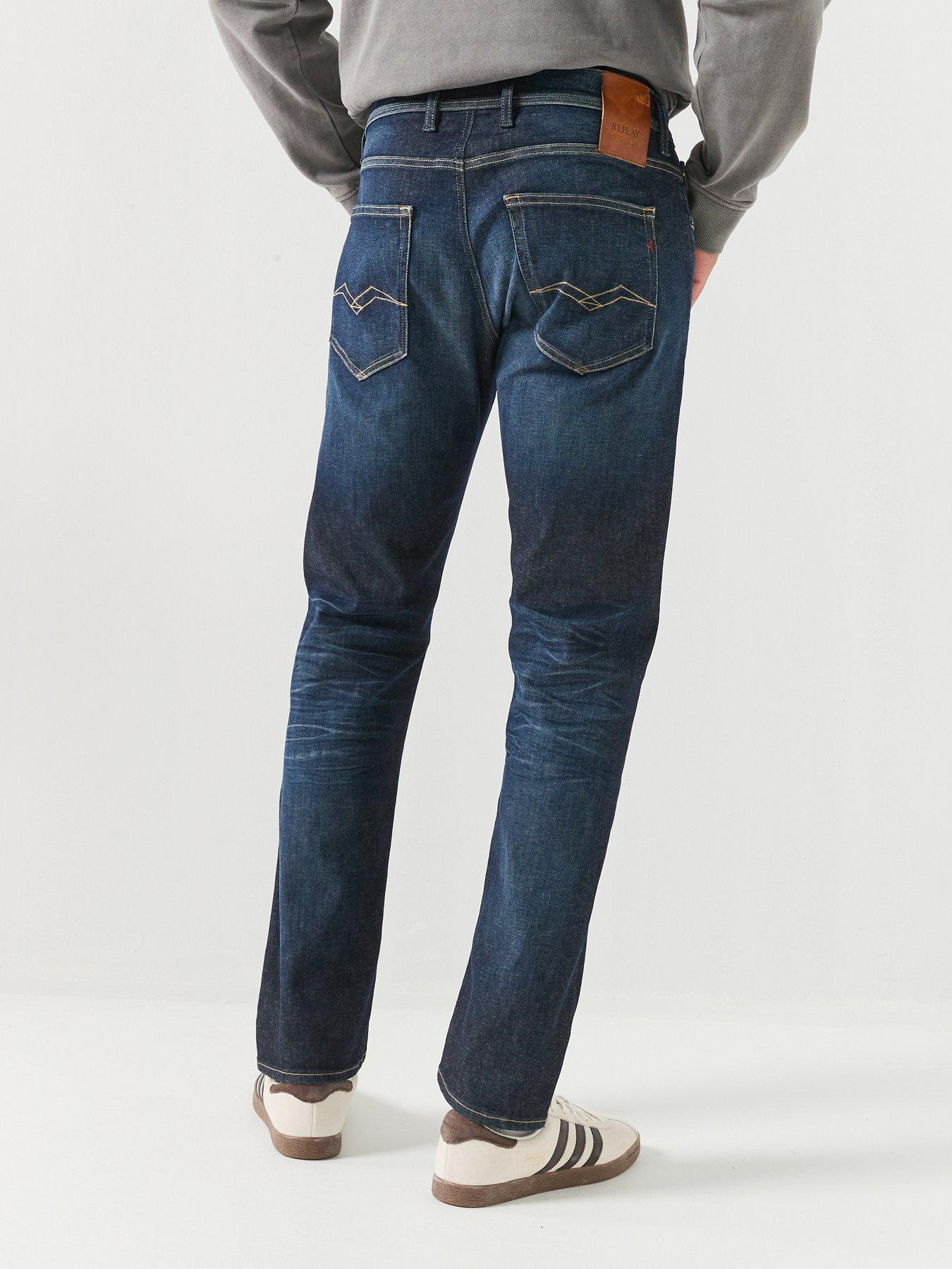 replay-grover-slim-straight-jeans-dark-bluestillFront