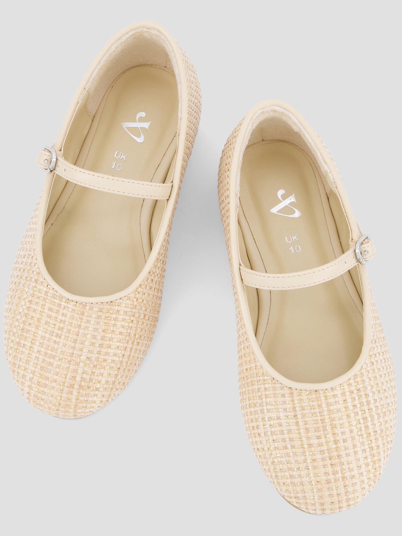 Image 3 of 7 of The Very Collection Raffia Ballet Flats