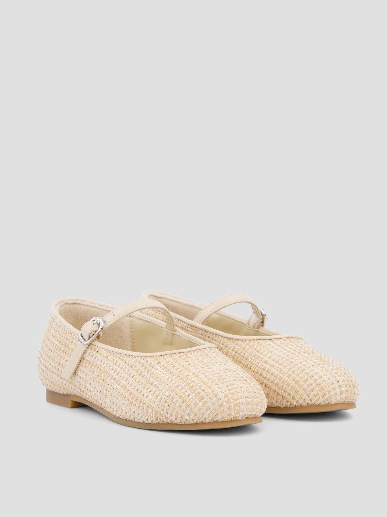 Image 6 of 7 of The Very Collection Raffia Ballet Flats