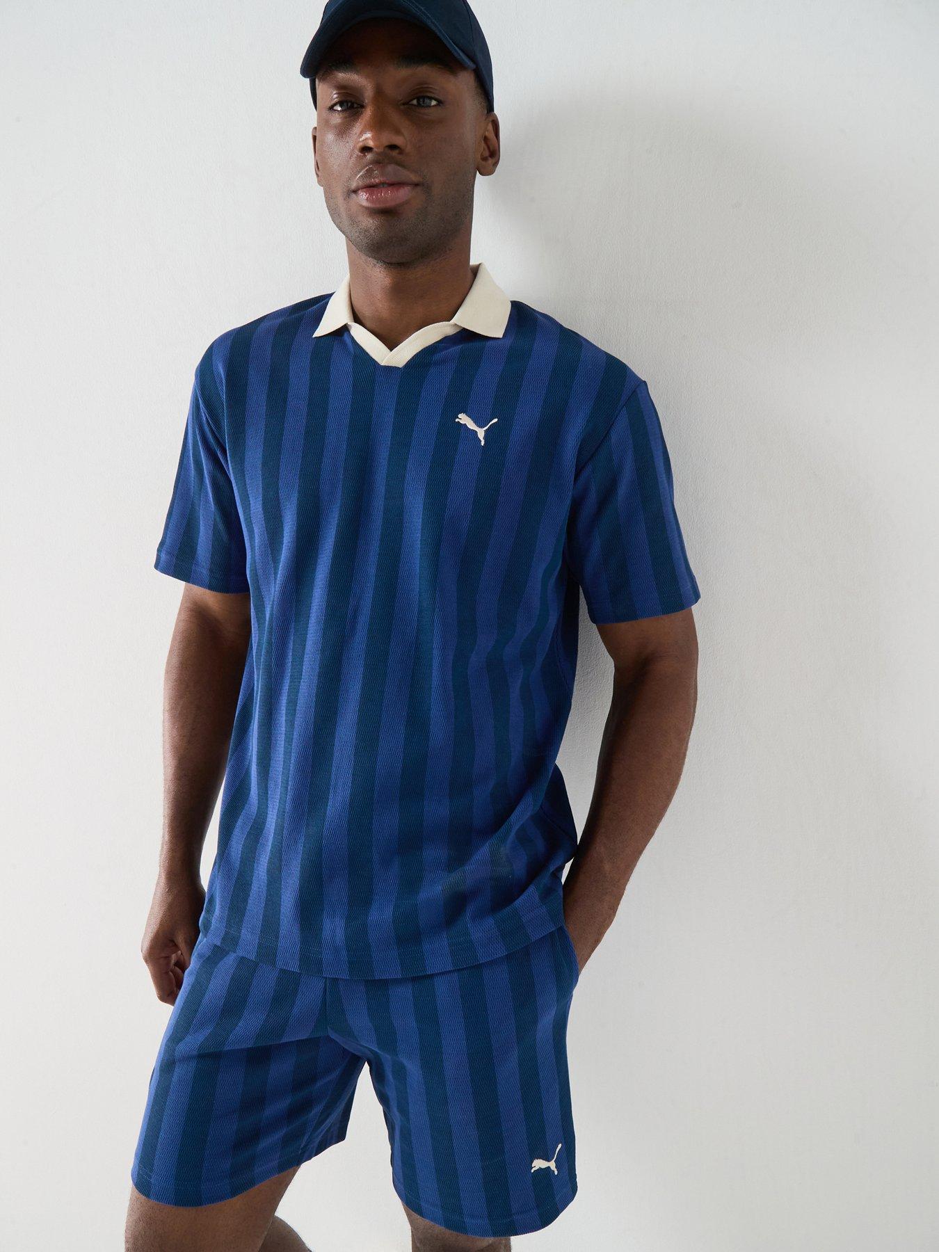 Image 6 of 7 of Puma Mens Class 8 Shorts - Blue
