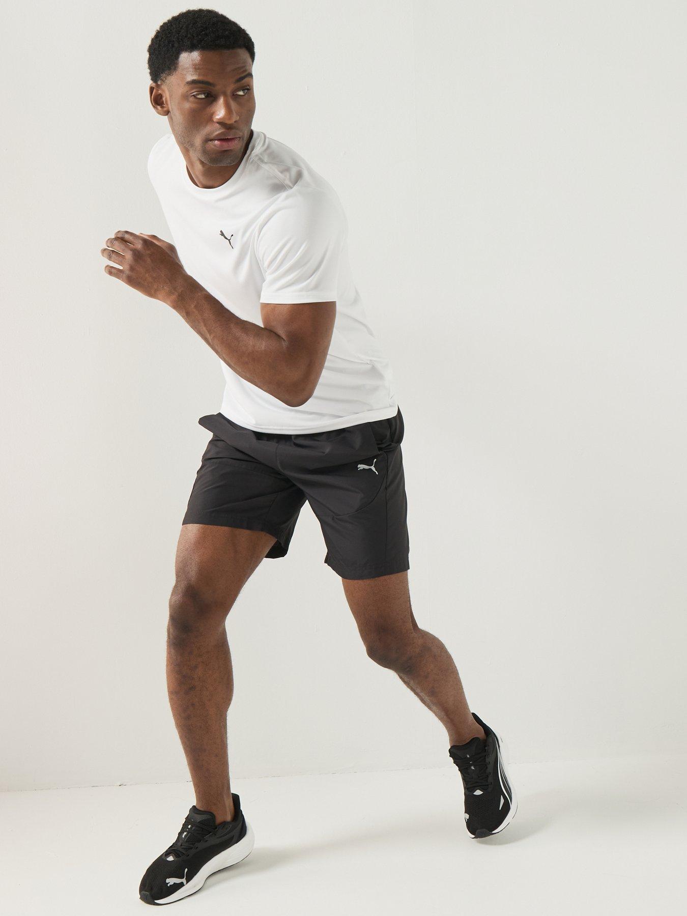 Image 3 of 5 of Puma Mens Tech Woven Cargo Shorts - Black
