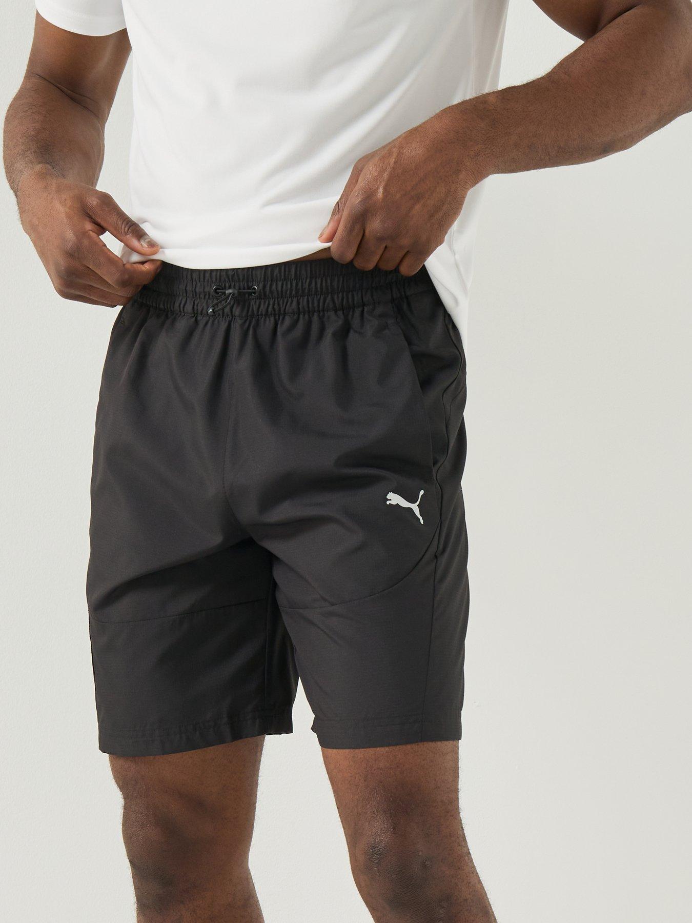 Image 4 of 5 of Puma Mens Tech Woven Cargo Shorts - Black