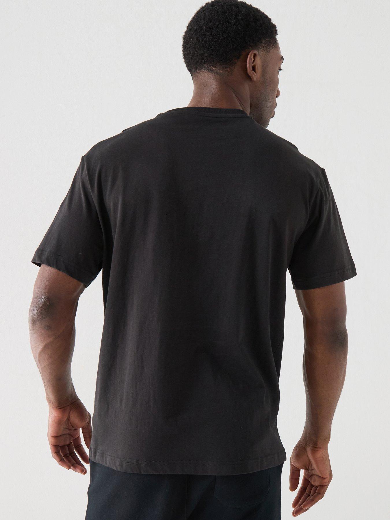 Image 2 of 4 of Puma Mens Tech Relaxed Graphic Tee - Black