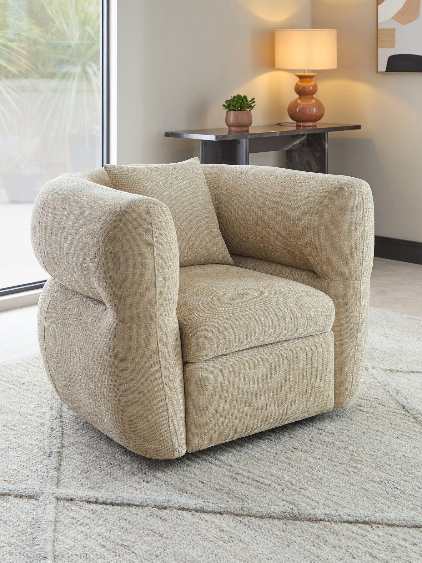 Image 1 of 7 of The Very Collection Bayswater Accent Swivel Chair - FSC&reg; Certified