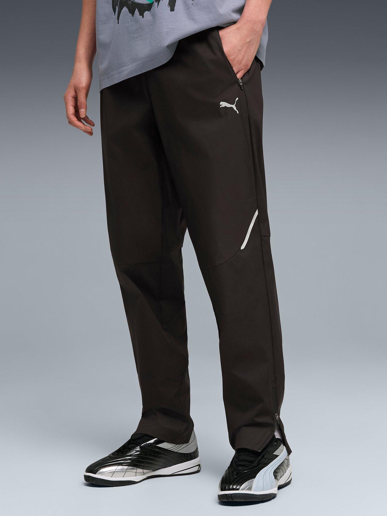 Image 1 of 5 of Puma Mens Tech Tracksuit Pants Woven - Black