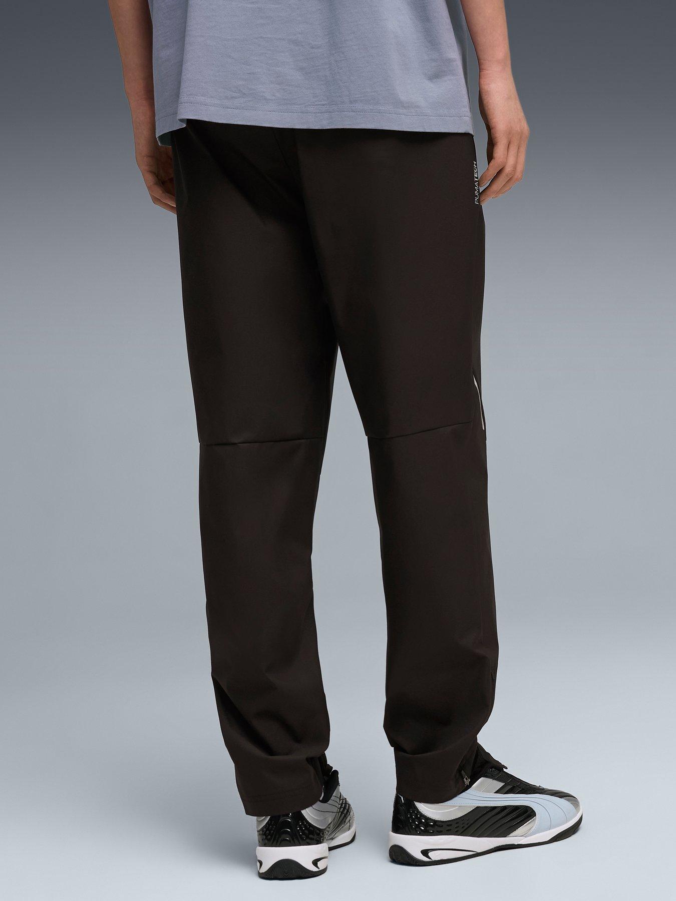 Image 2 of 5 of Puma Mens Tech Tracksuit Pants Woven - Black