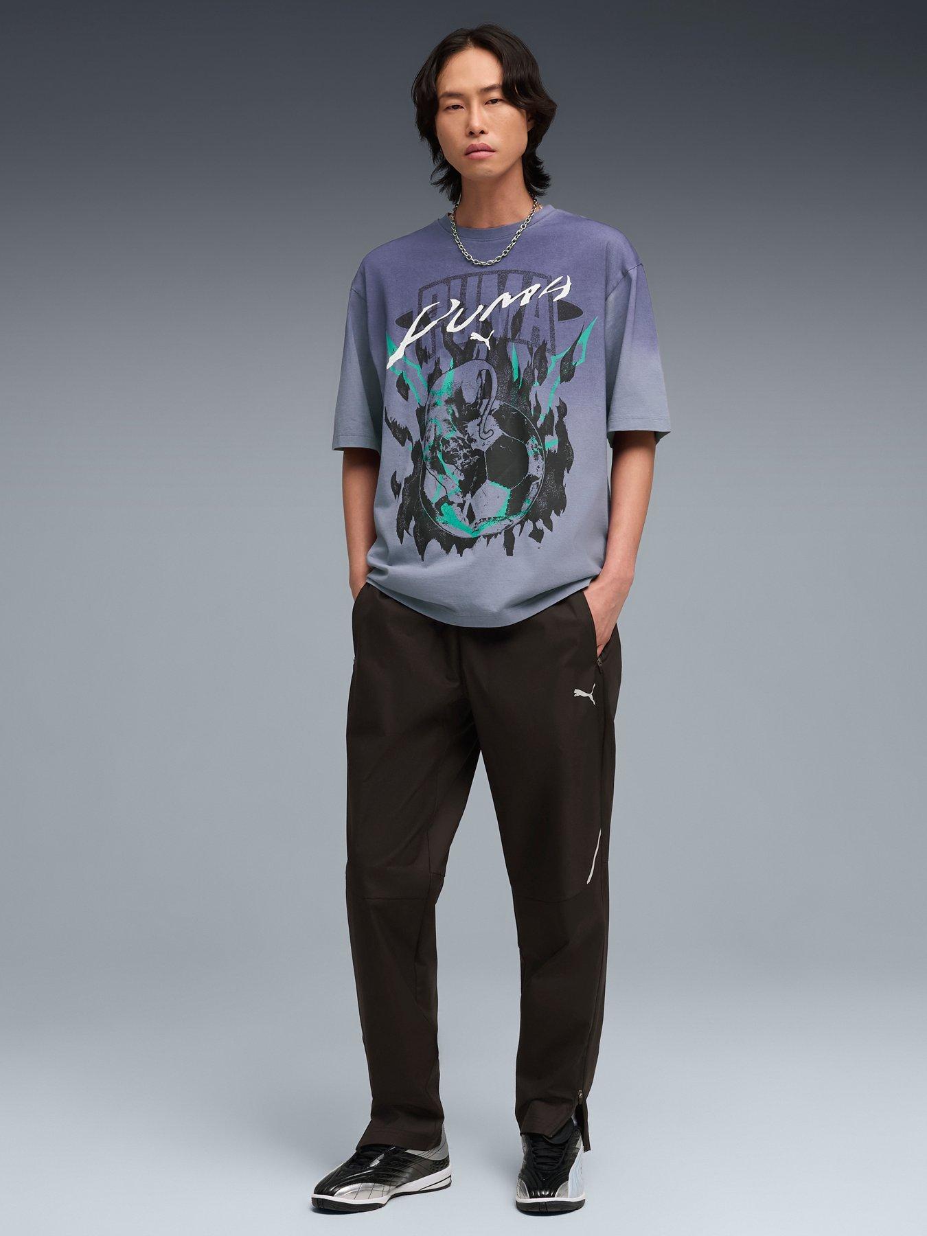 Image 3 of 5 of Puma Mens Tech Tracksuit Pants Woven - Black