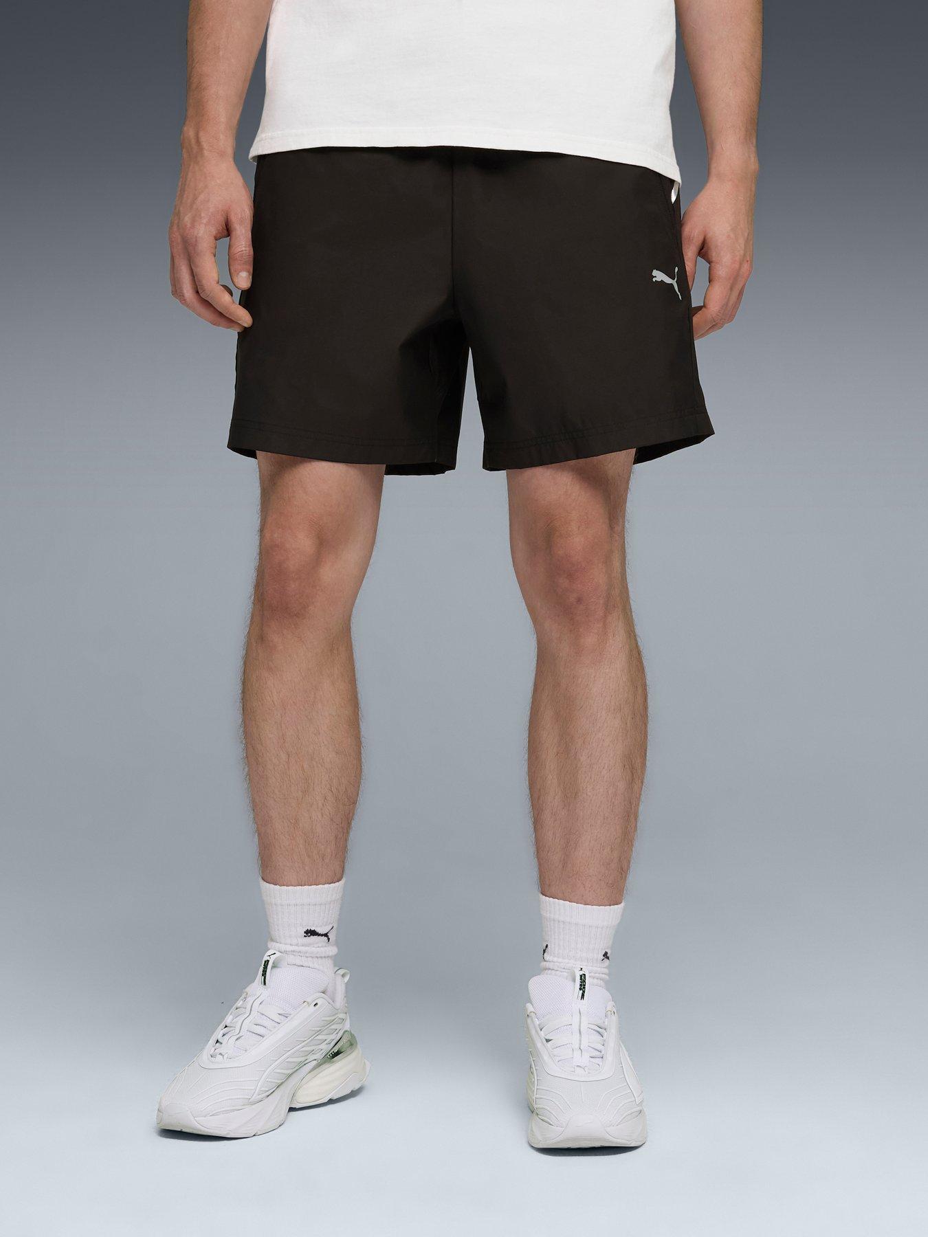 Image 1 of 5 of Puma Mens Tech Relaxed Cargo Shorts - Black
