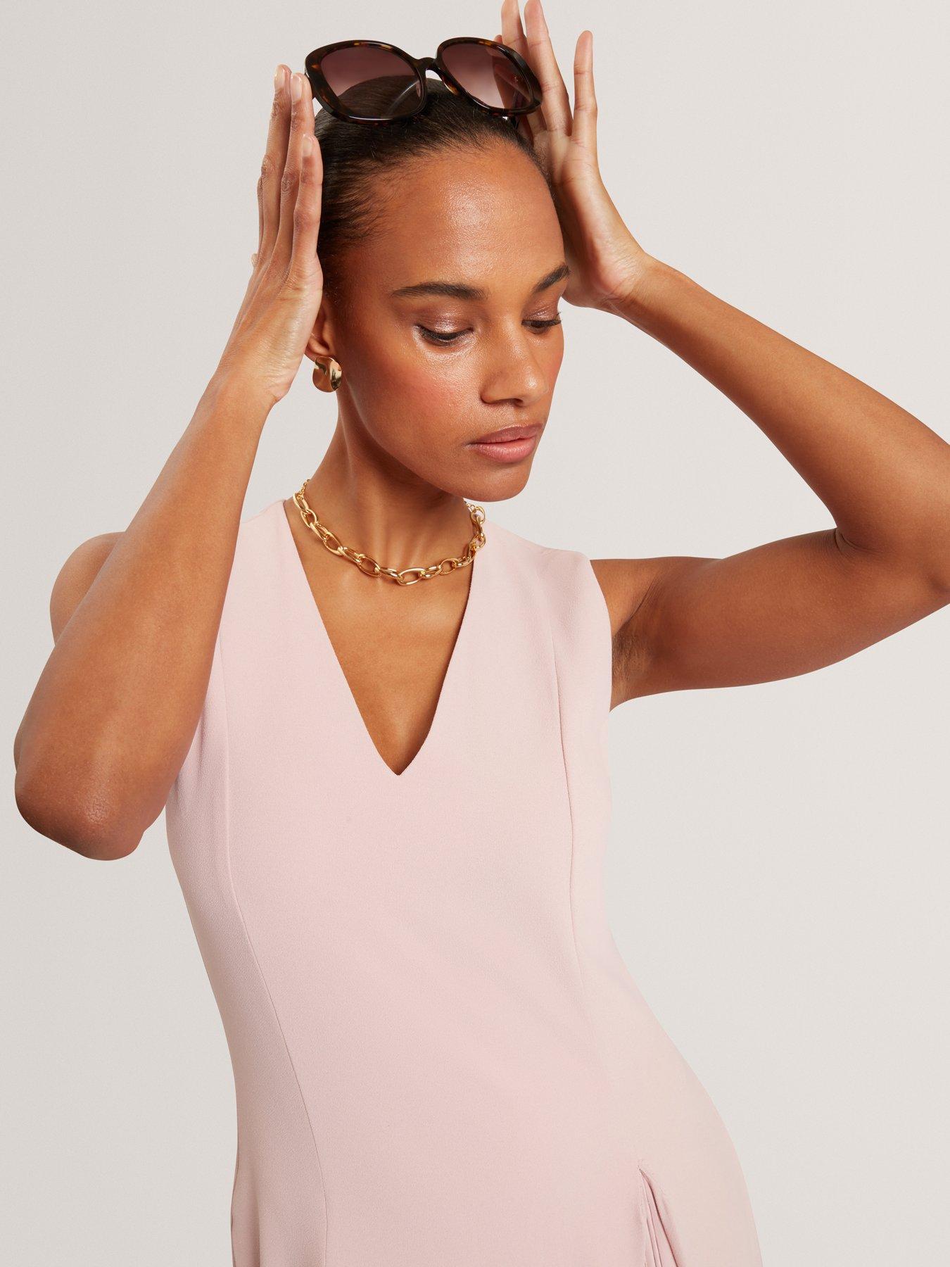 ted-baker-midi-dress-with-pleat-detailoutfit