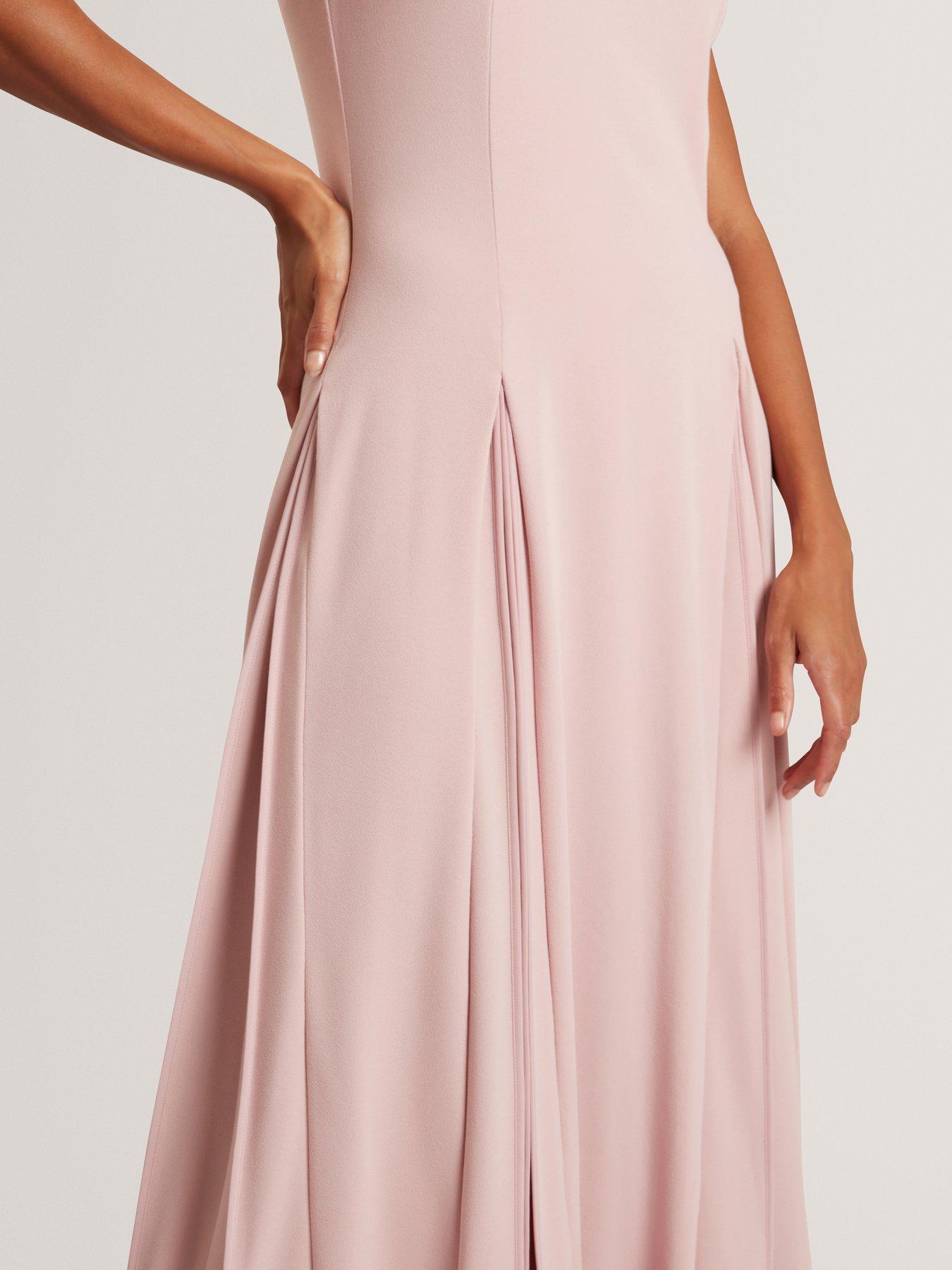 ted-baker-midi-dress-with-pleat-detaildetail