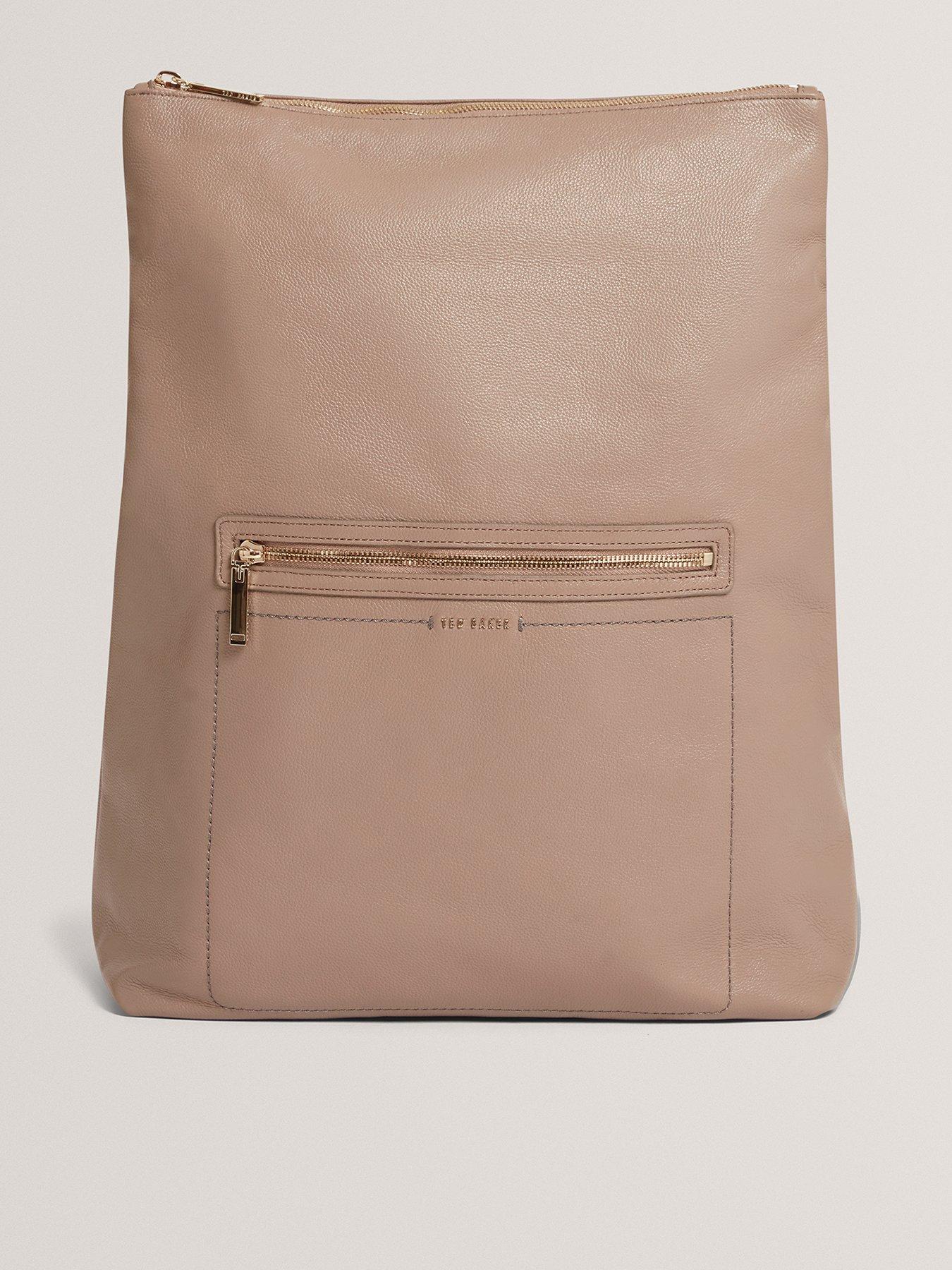 Ted Baker Webbing Leather Backpack - Taupe