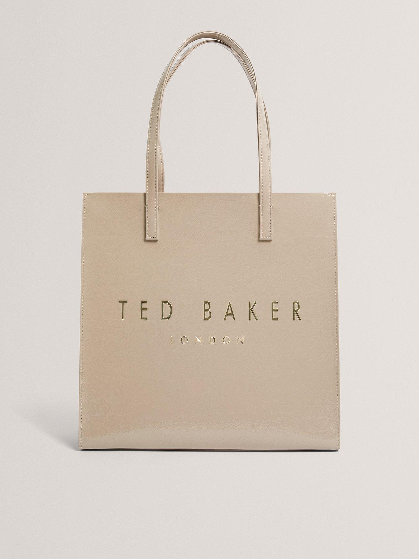 Ted Baker Crinkle Large Icon Bag - Cream
