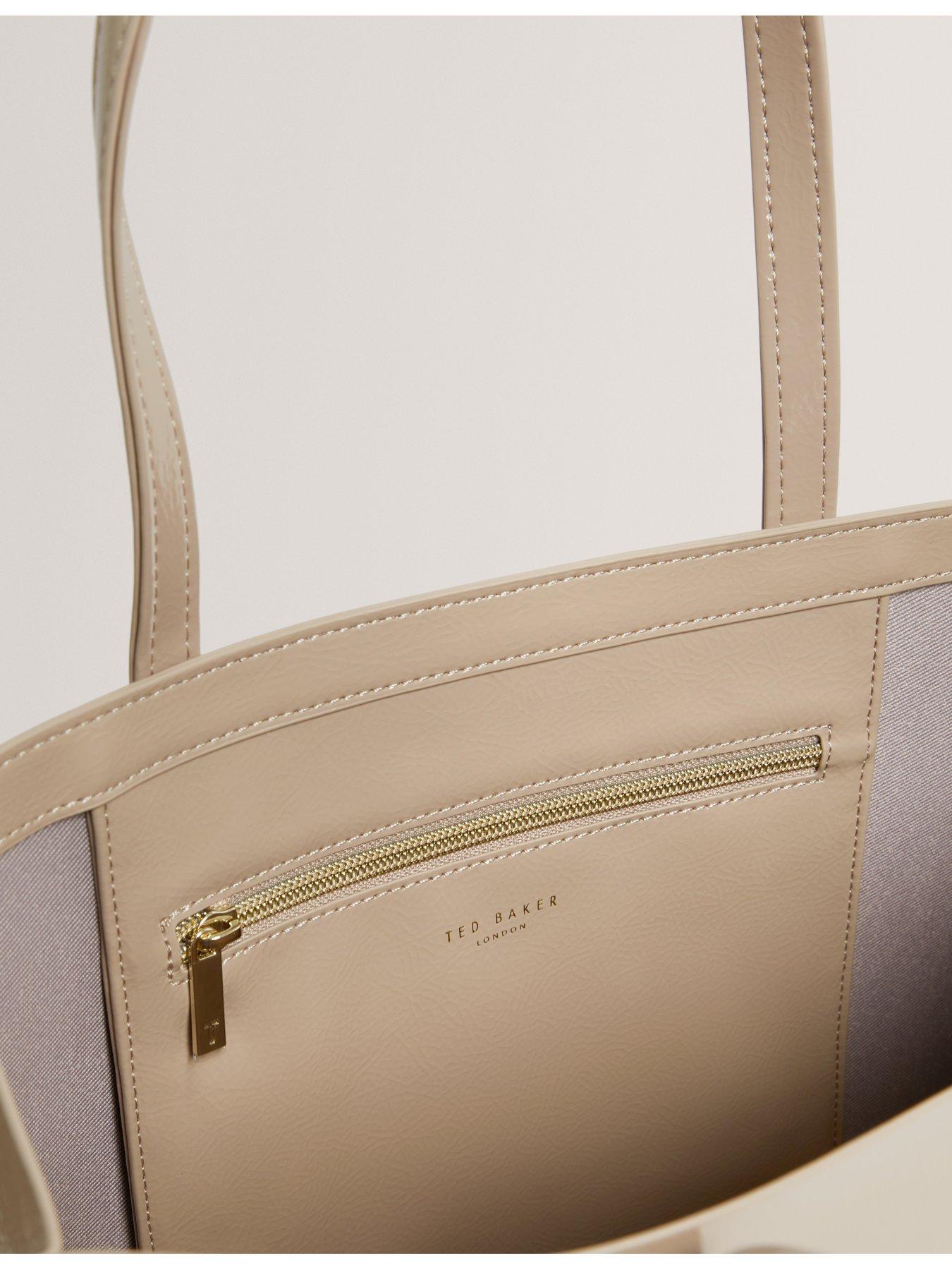ted-baker-crinkle-large-icon-bag-creamdetail