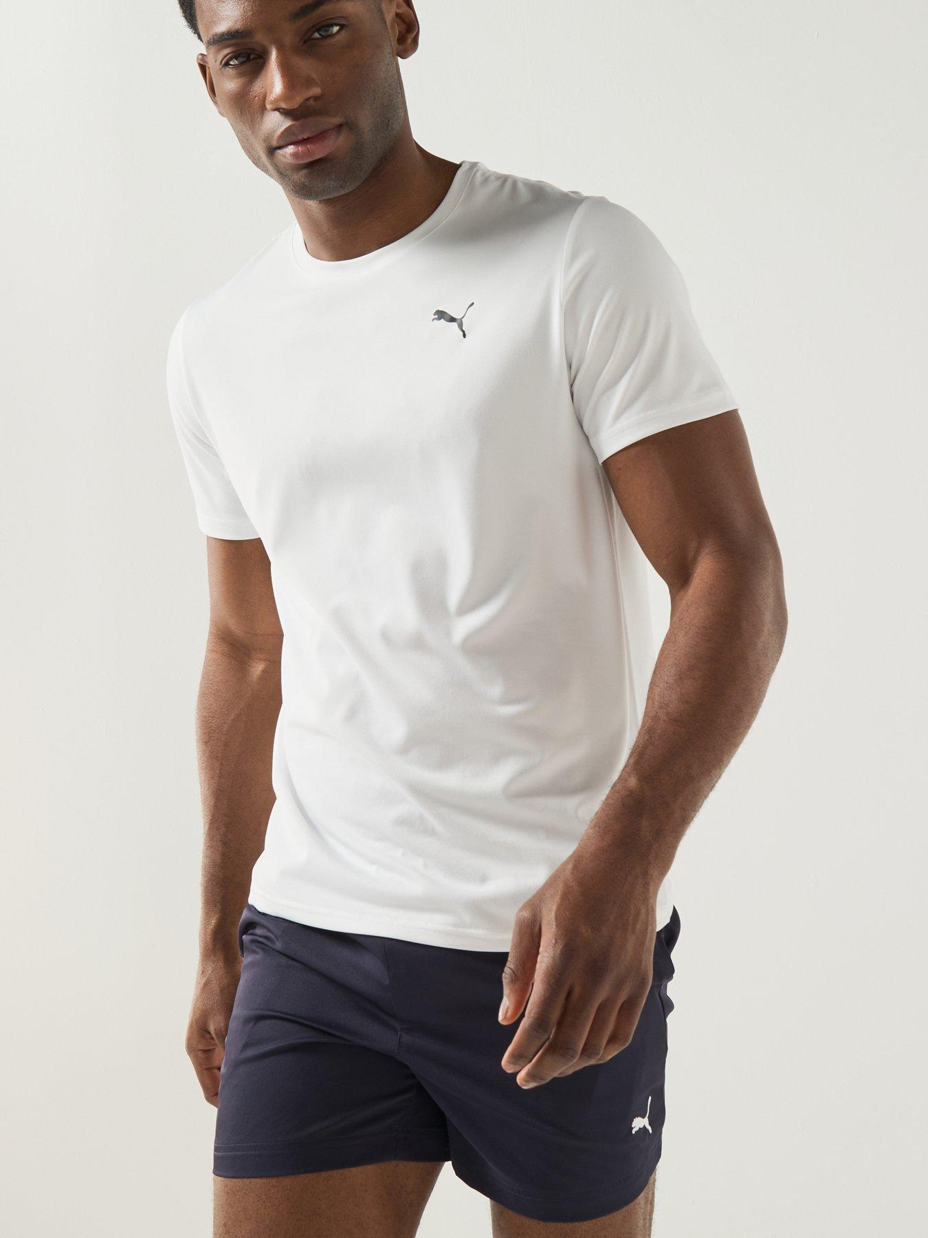 Image 4 of 5 of Puma Mens Essemtial Woven Shorts 5 - Navy