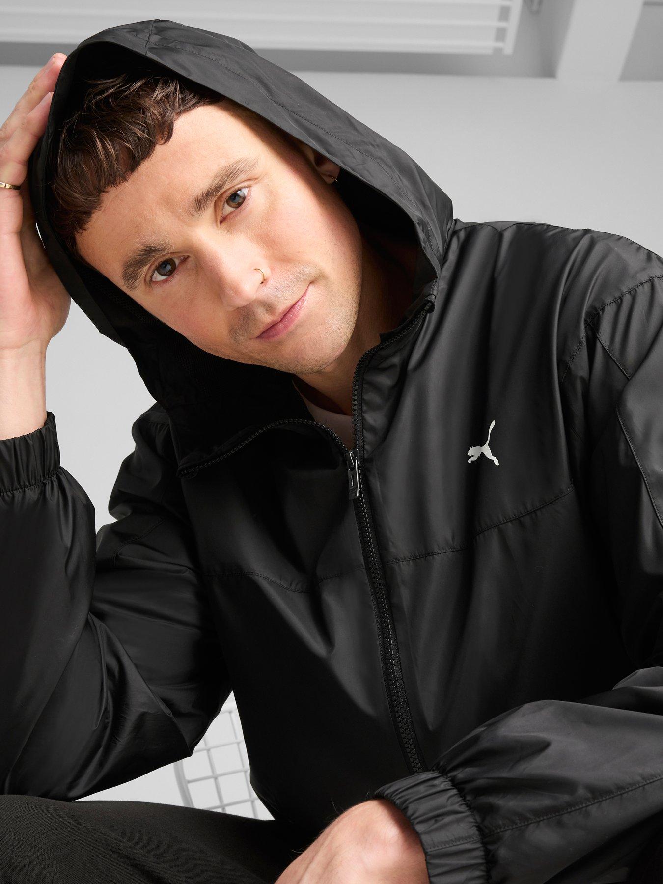 Image 2 of 6 of Puma Mens Essential Relaxed Windbreaker - Black