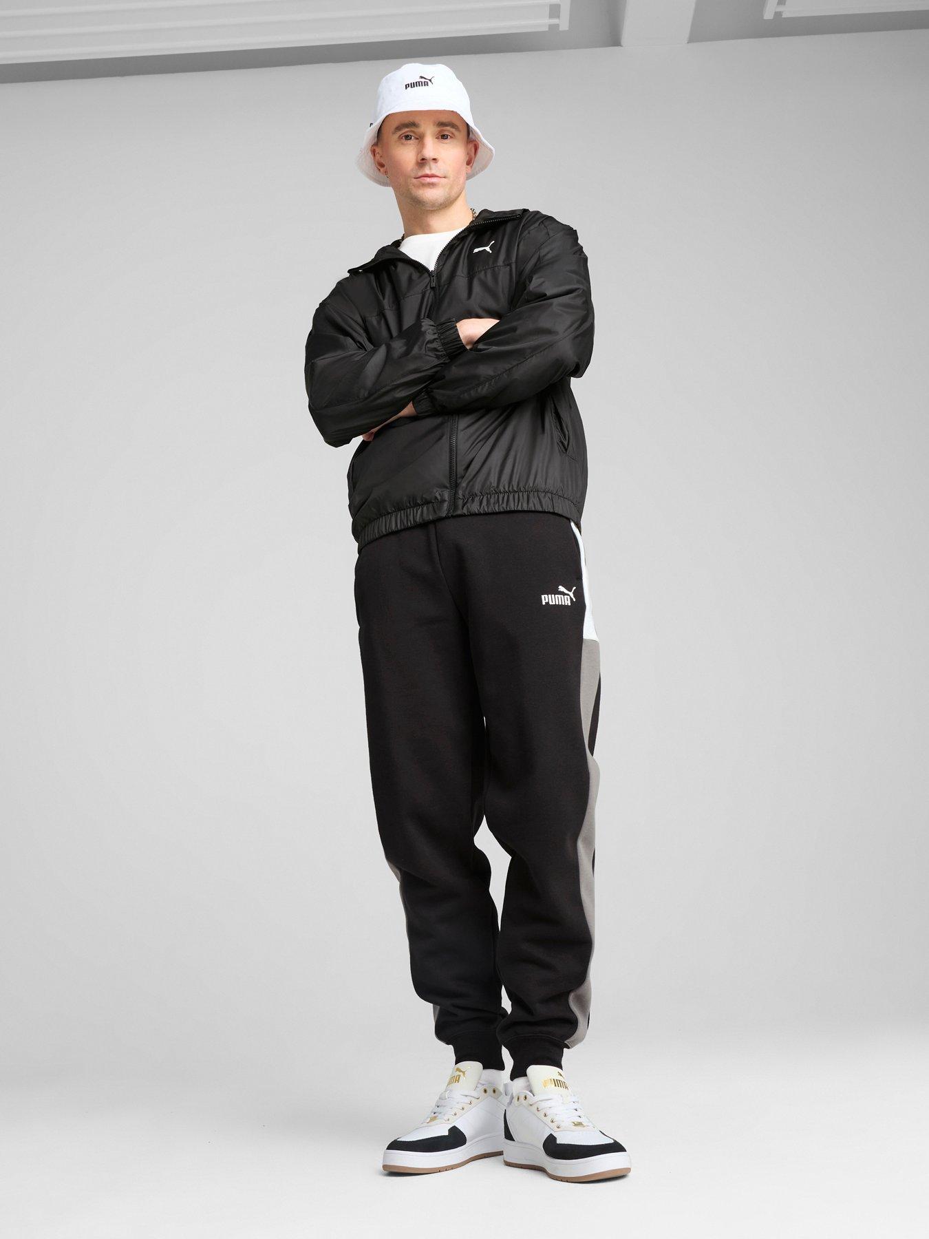 Image 3 of 6 of Puma Mens Essential Relaxed Windbreaker - Black