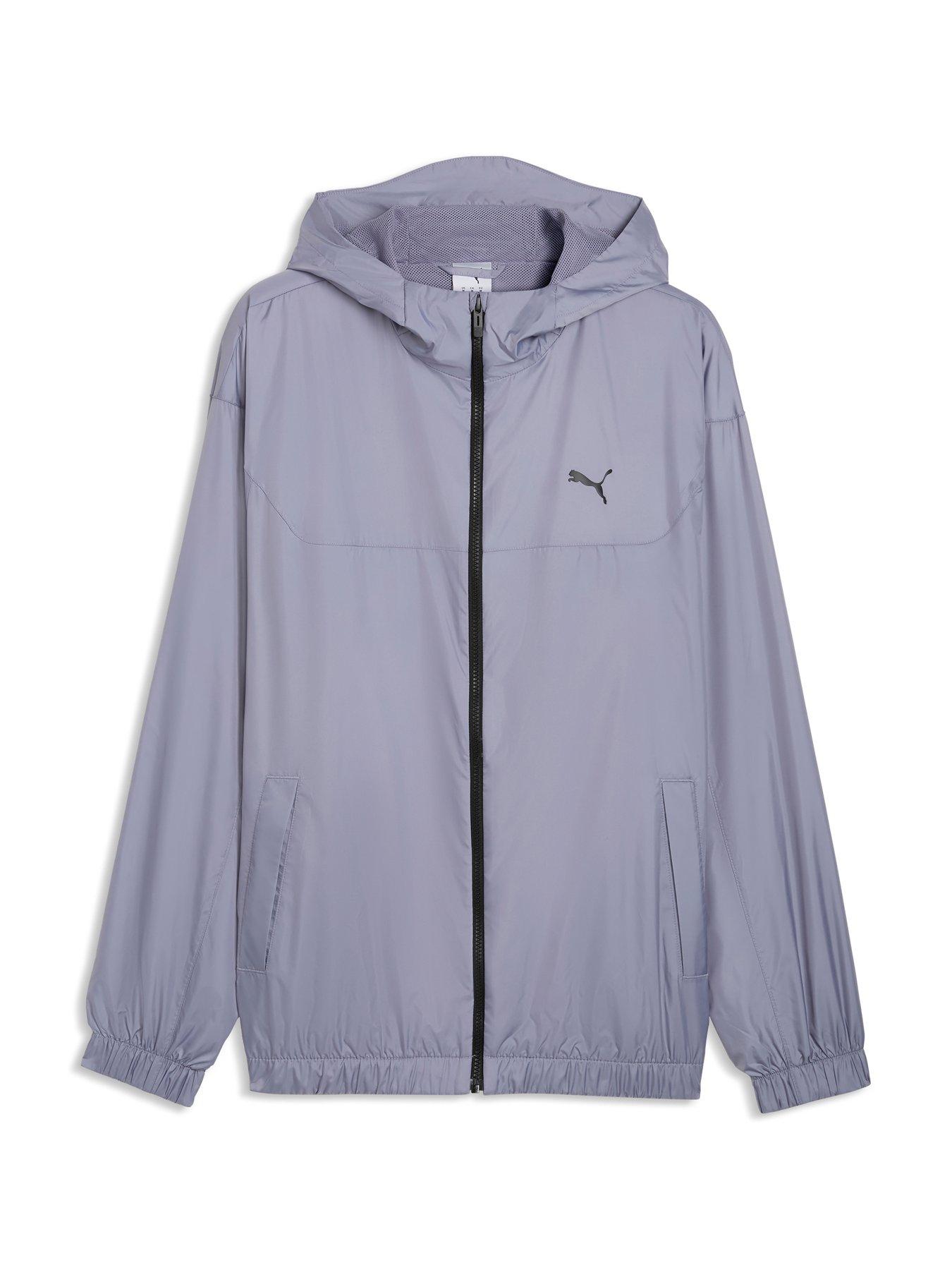 Image 4 of 5 of Puma Mens Ess Relaxed Windbreaker - Grey