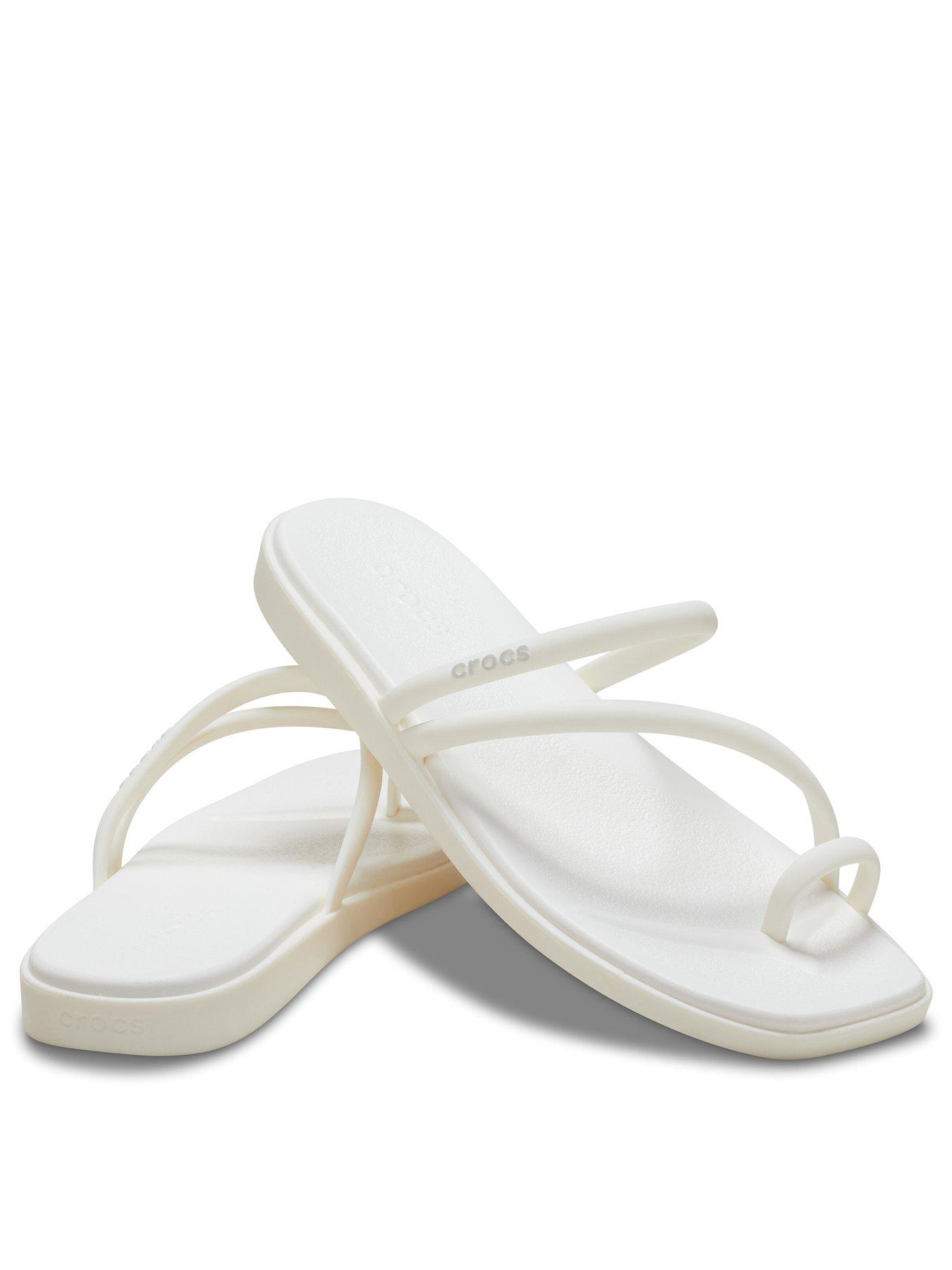 Image 3 of 5 of Crocs Miami Toe Loop Sandal-Chalk