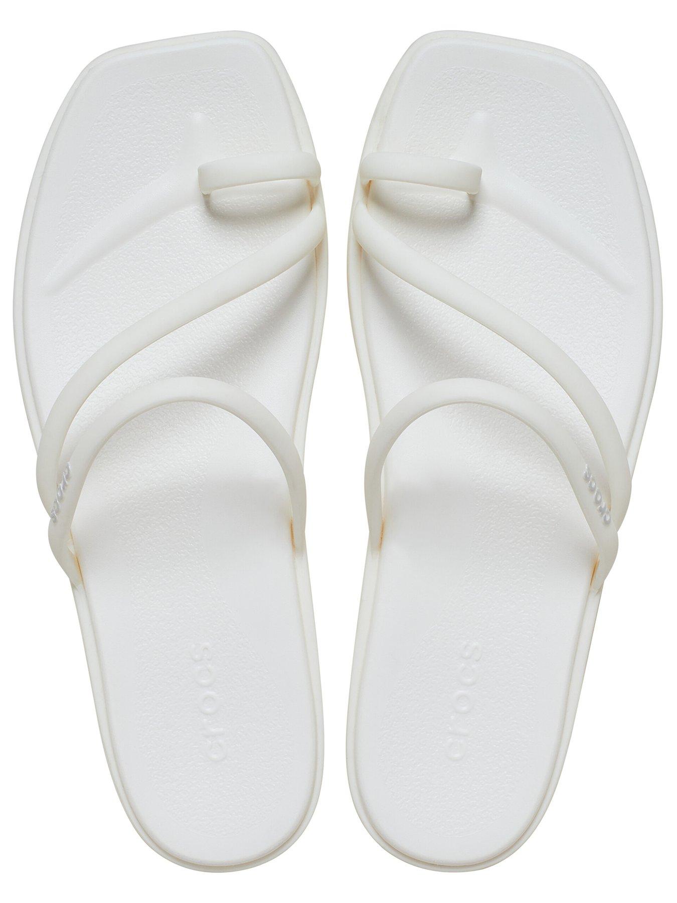 Image 4 of 5 of Crocs Miami Toe Loop Sandal-Chalk