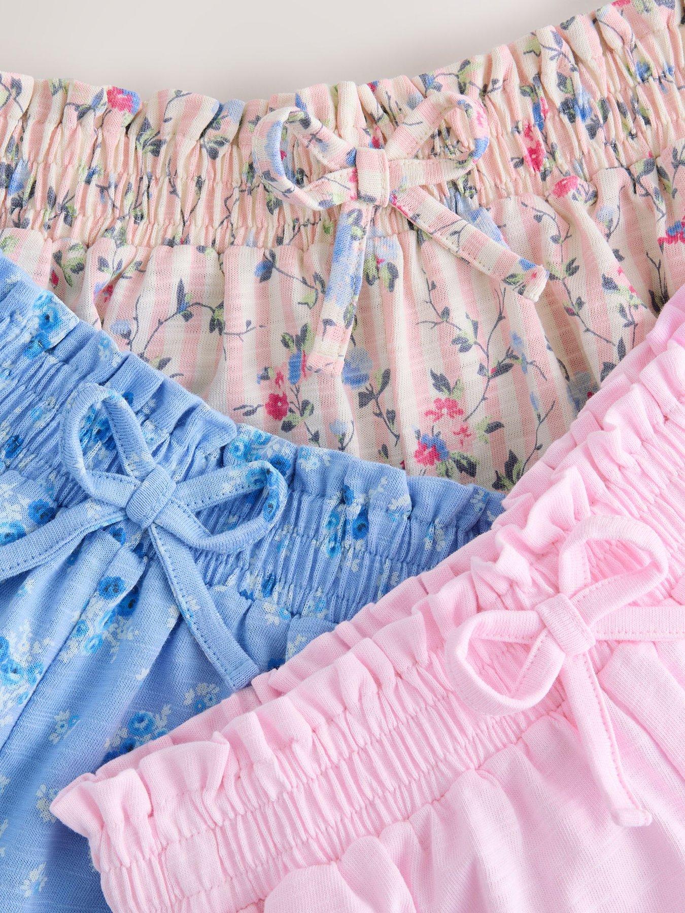 laura-ashley-younger-girls-3-pack-shorts-multidetail