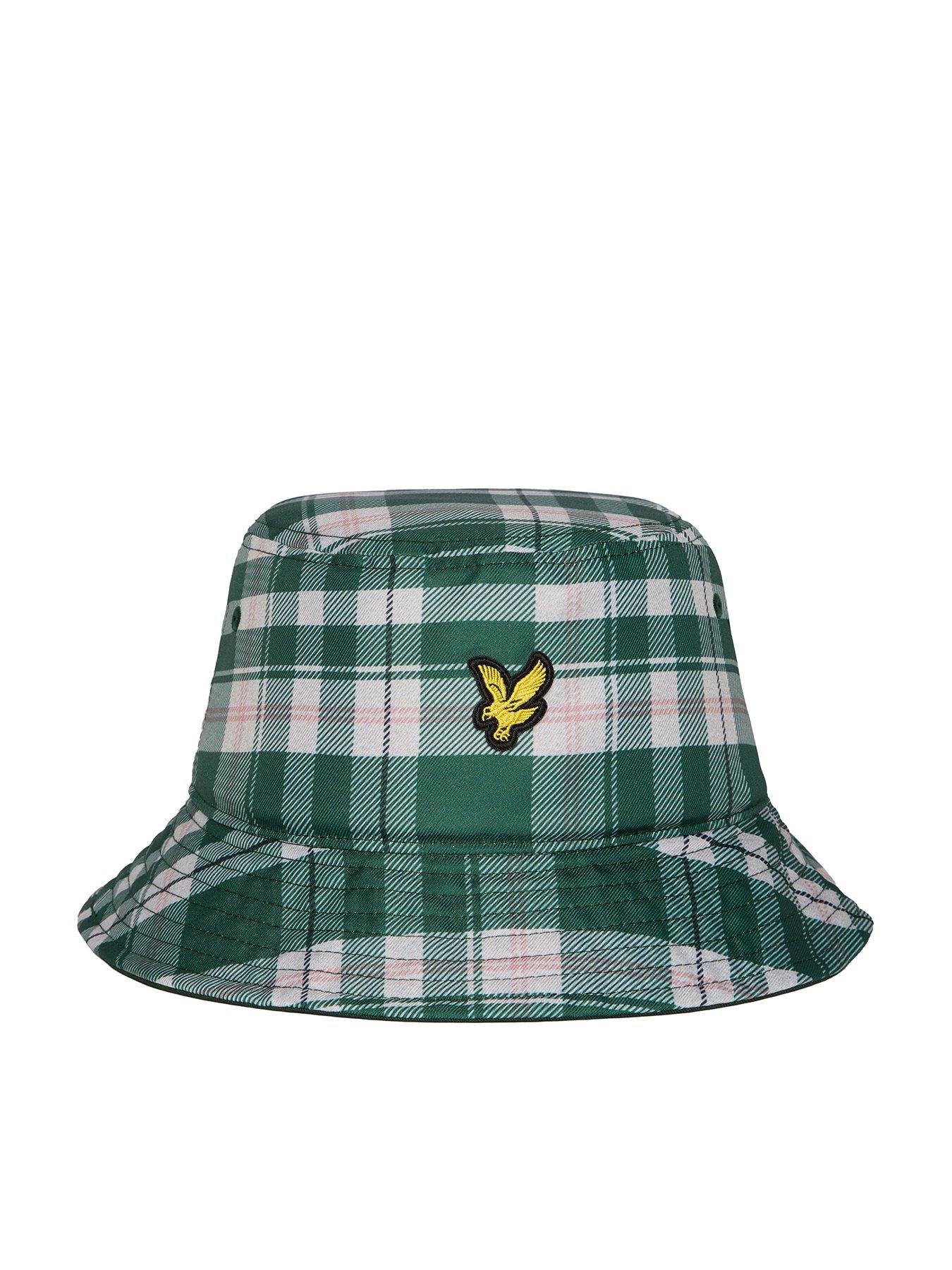 Lyle & Scott Tartan Bucket Hat - Green