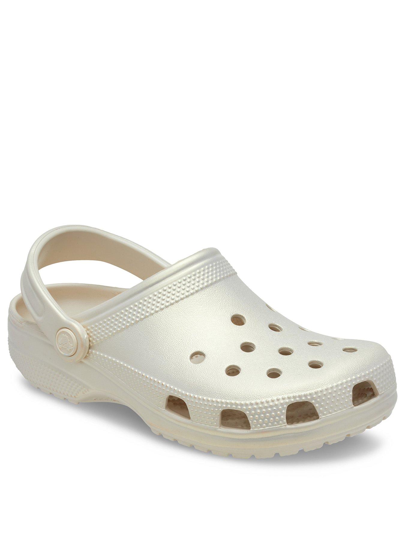 Image 2 of 6 of Crocs Classic Pearl Shine Clog - Frappe