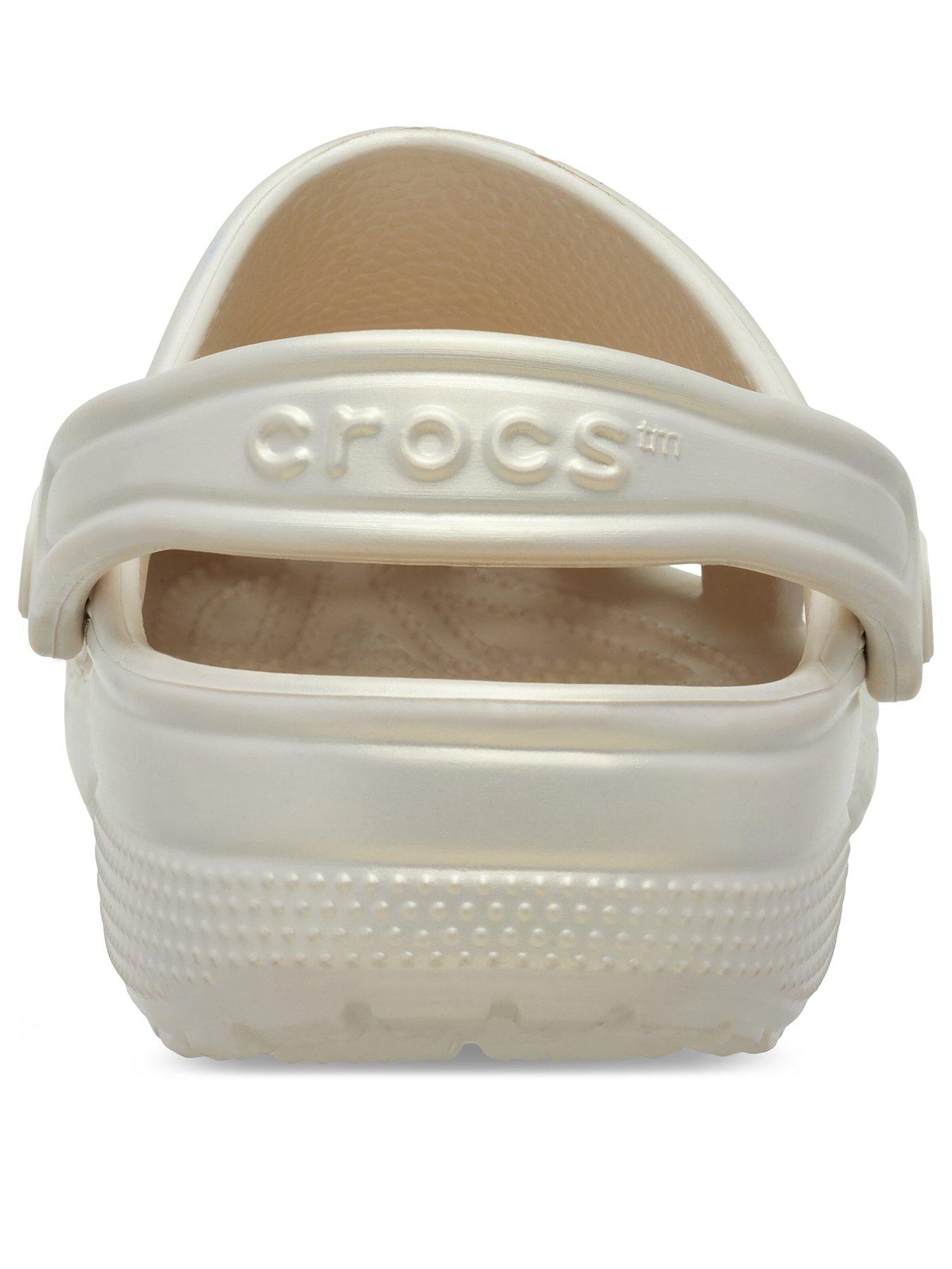Image 3 of 6 of Crocs Classic Pearl Shine Clog - Frappe