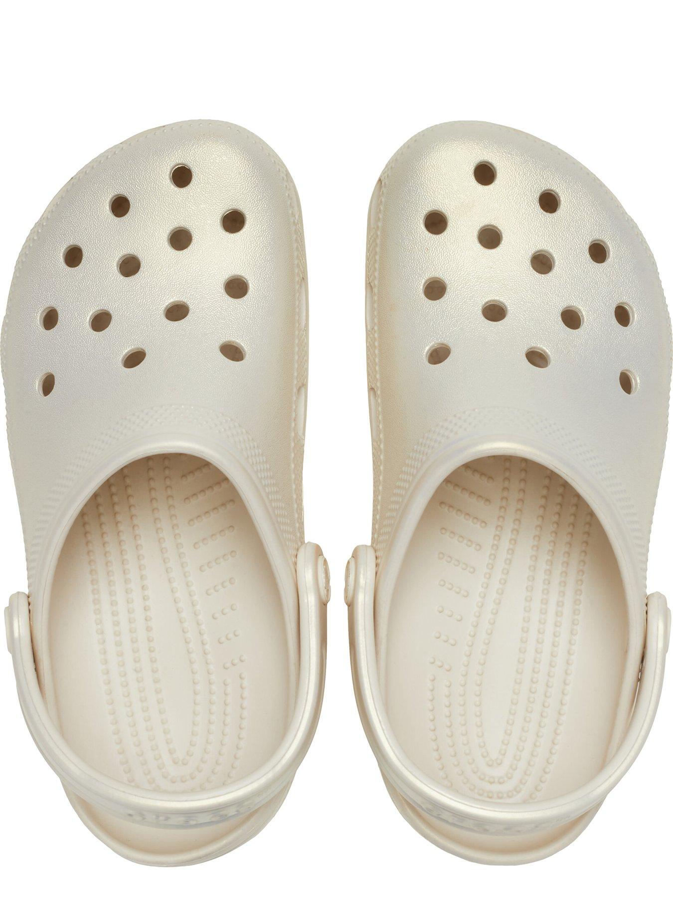 Image 4 of 6 of Crocs Classic Pearl Shine Clog - Frappe