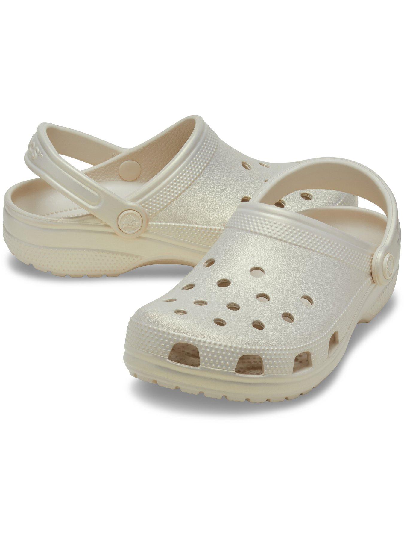 Image 6 of 6 of Crocs Classic Pearl Shine Clog - Frappe
