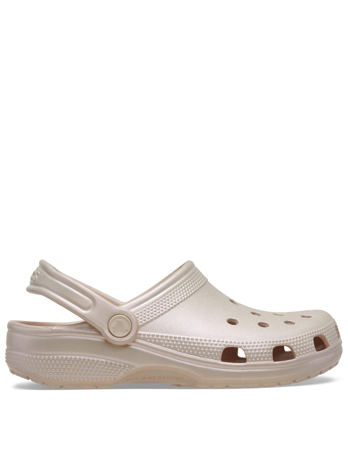 Image 1 of 6 of Crocs Classic Pearl Shine Clog - Quartz