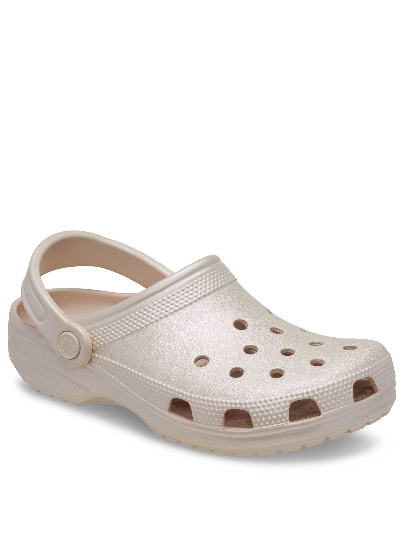 Image 2 of 6 of Crocs Classic Pearl Shine Clog - Quartz