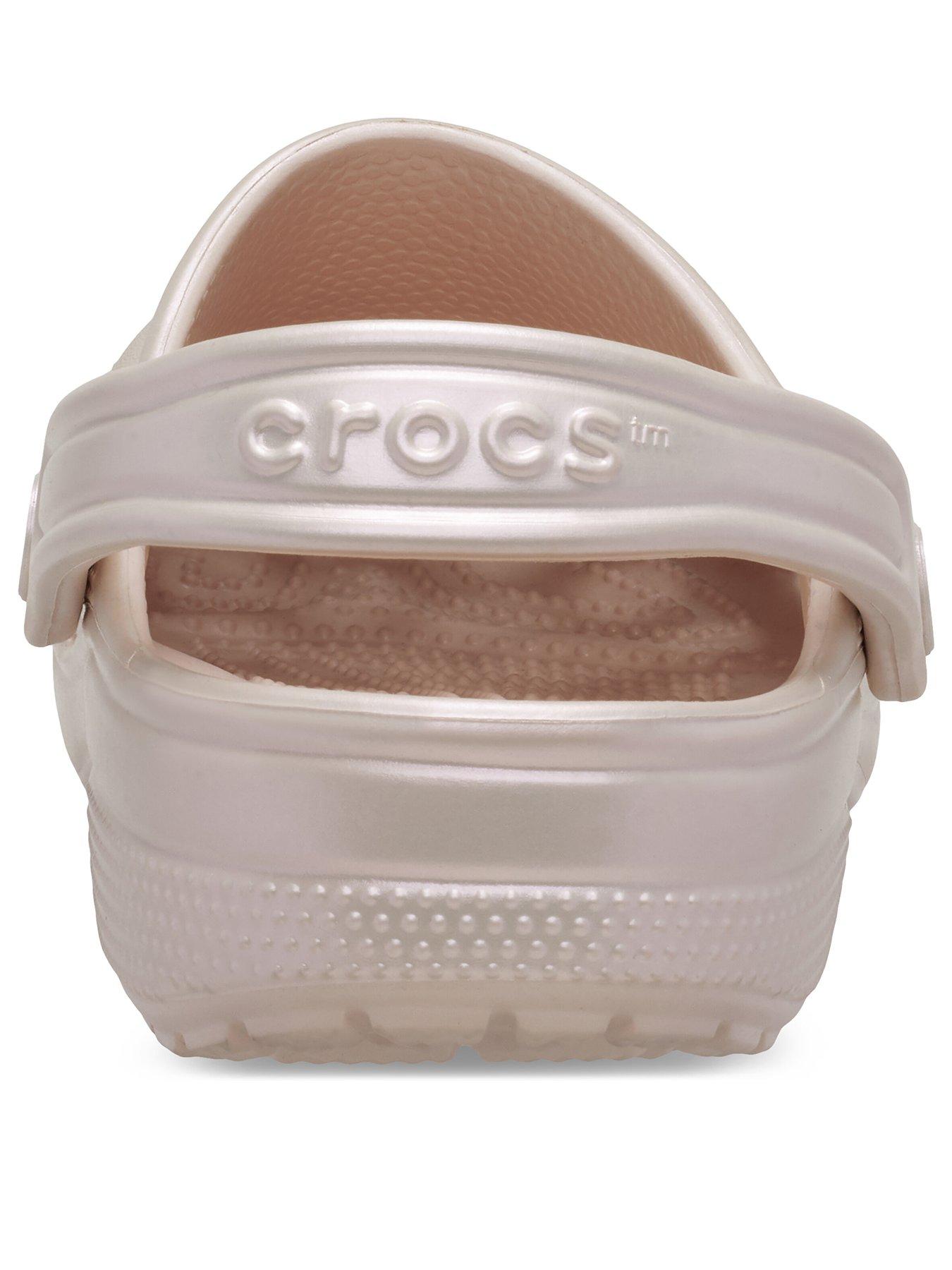 Image 3 of 6 of Crocs Classic Pearl Shine Clog - Quartz