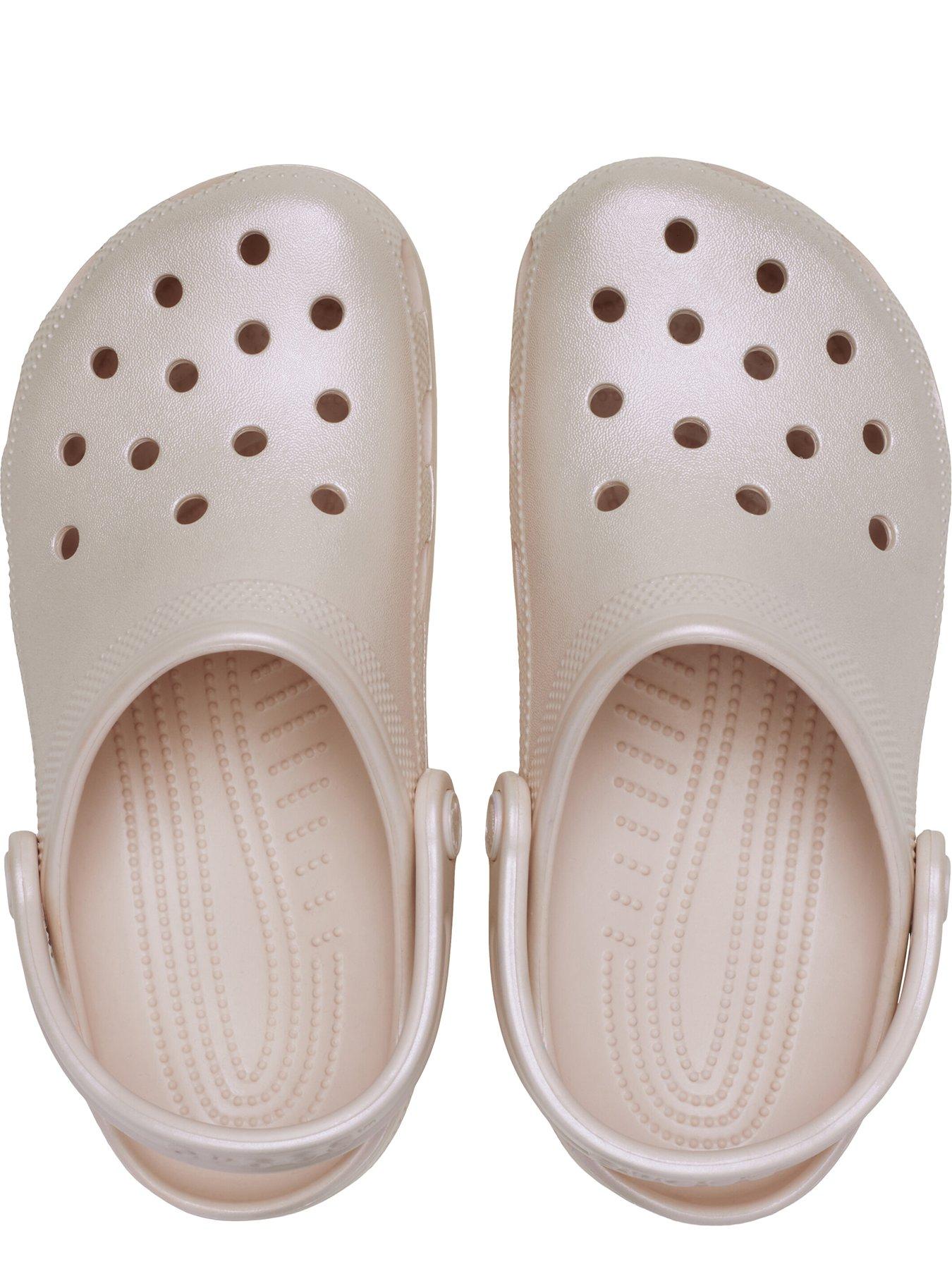 Image 4 of 6 of Crocs Classic Pearl Shine Clog - Quartz