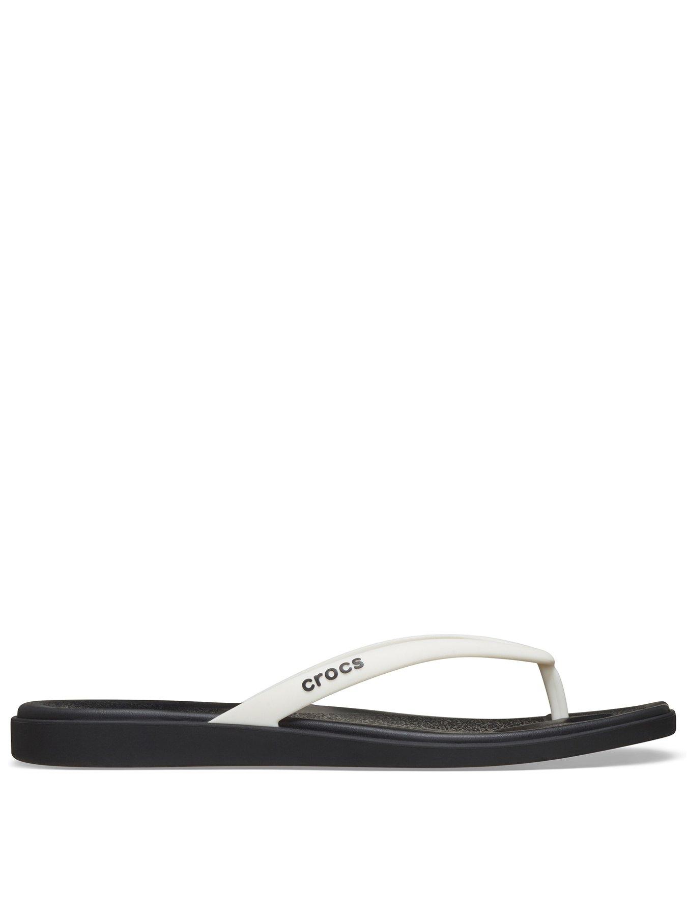 Crocs Miami 2-Tone Flip - Black/White