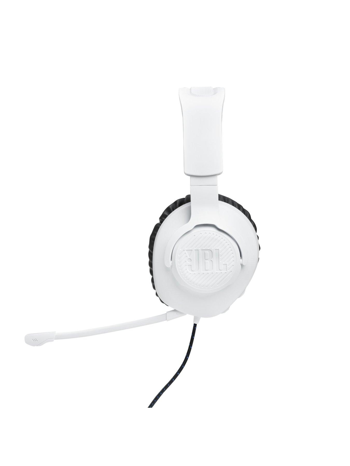 Image 2 of 7 of JBL Quantum 100P Gaming Headset - White/Blue&nbsp;