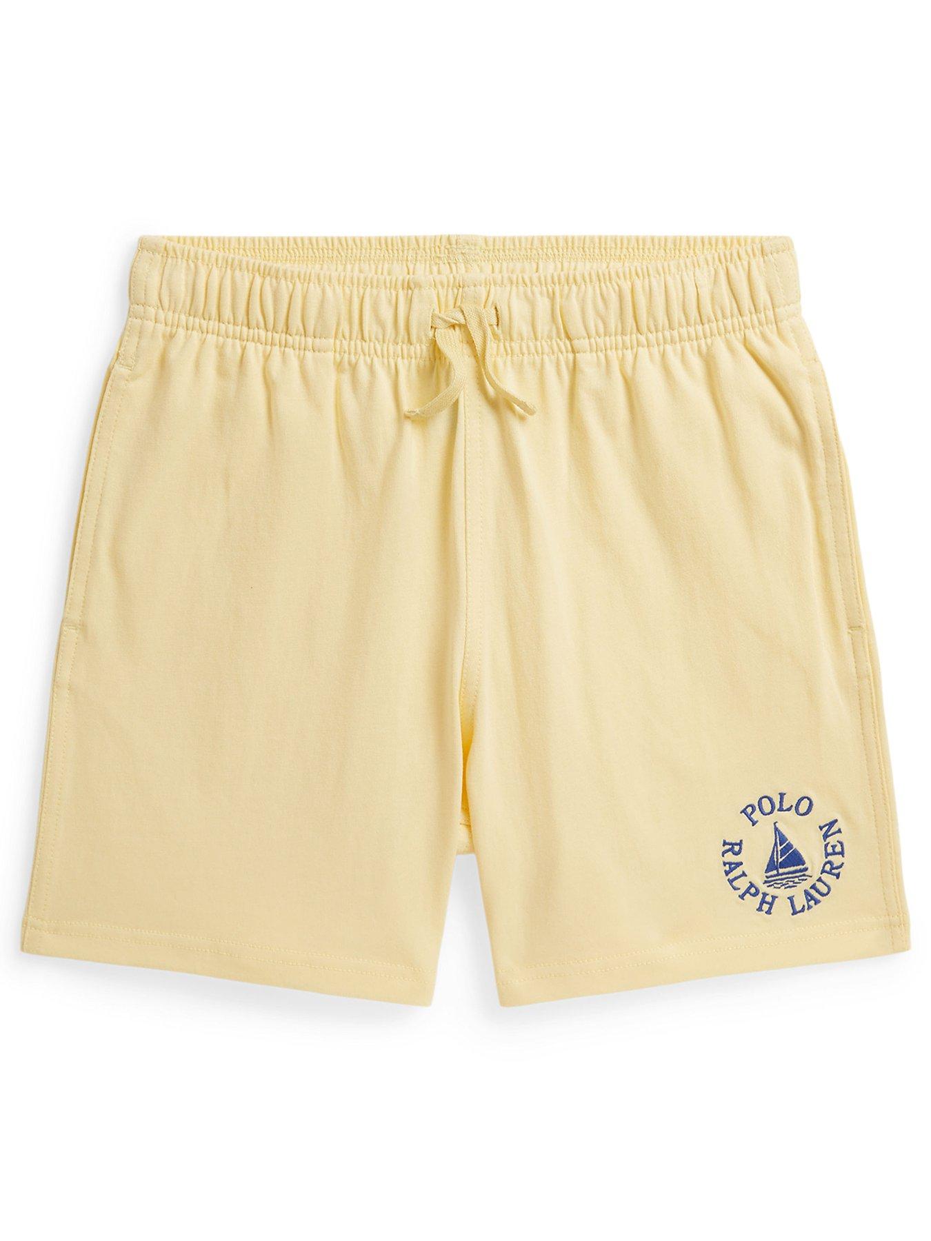 Polo Ralph Lauren Boys Jersey Shorts - Light Yellow