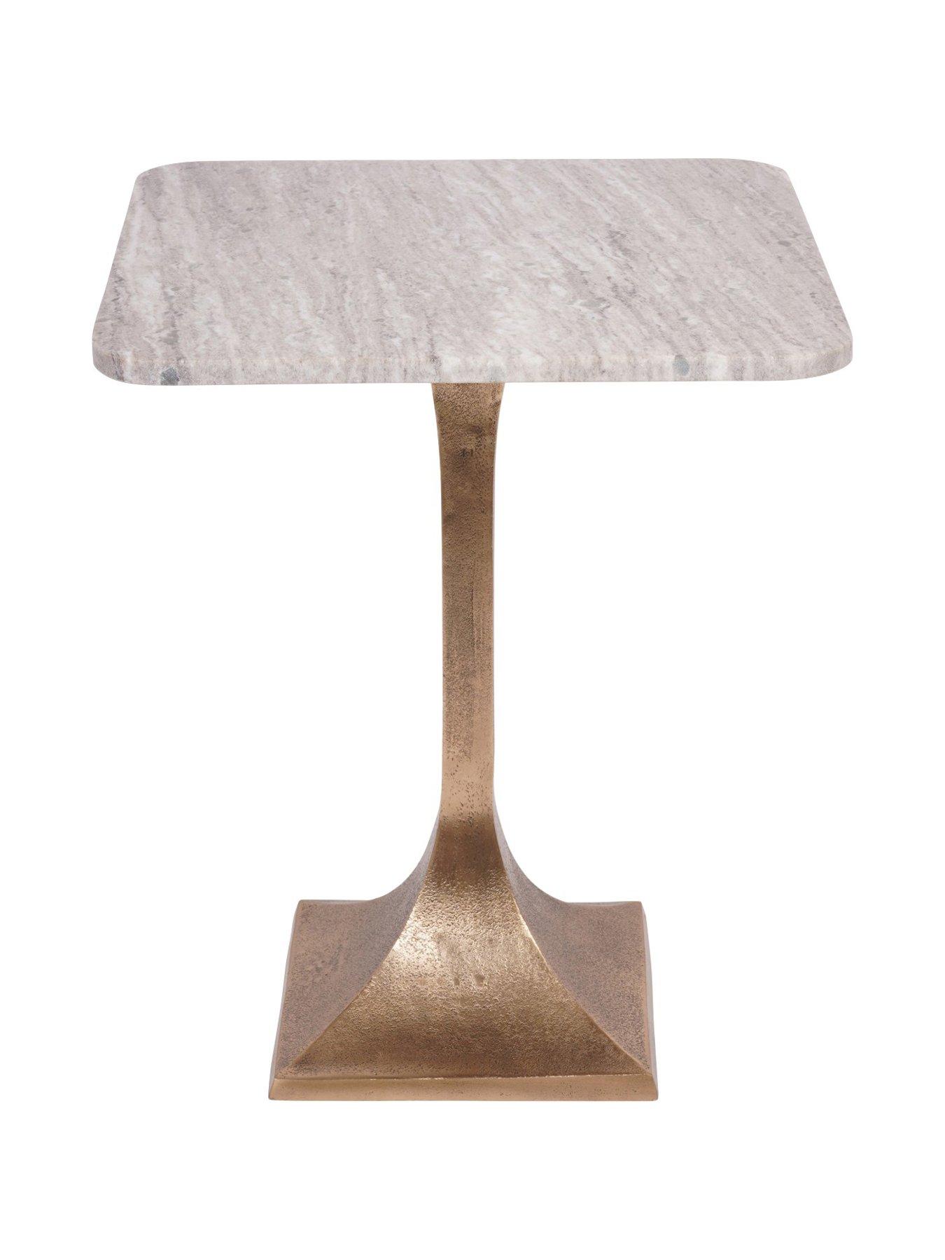 Image 3 of 5 of Libra Interiors Morchino Marble Side Table