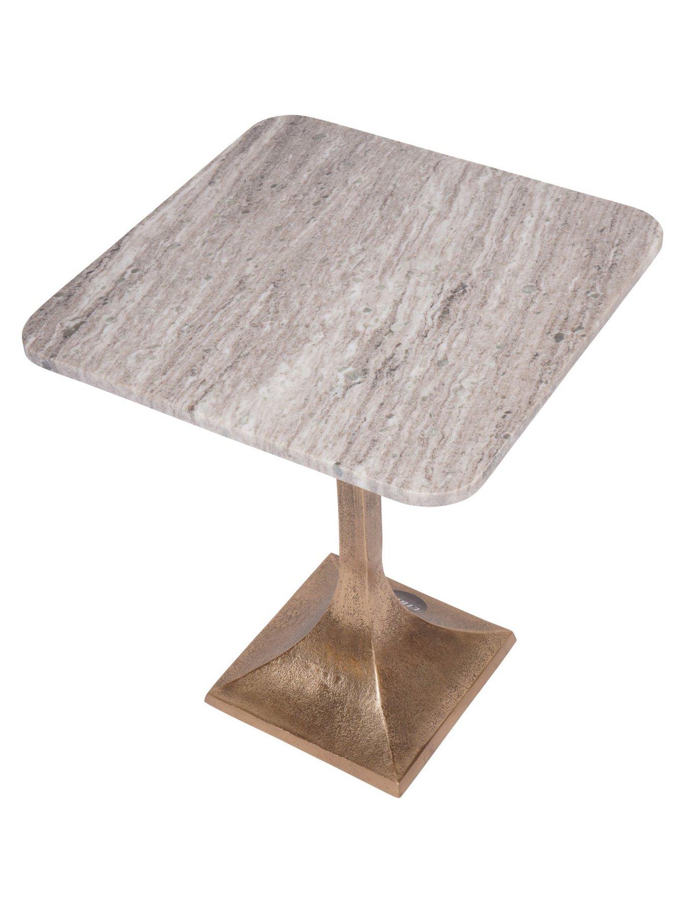 Image 4 of 5 of Libra Interiors Morchino Marble Side Table