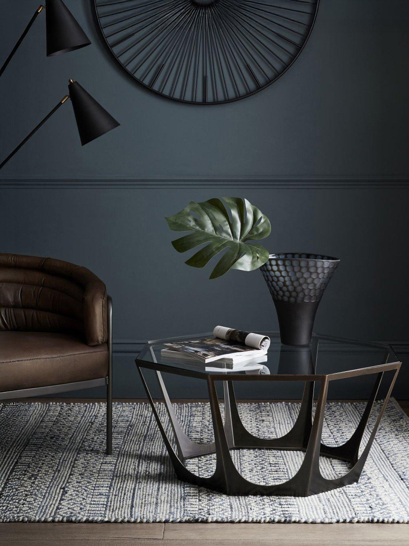 Image 1 of 5 of Libra Interiors Catalan Bronze Gilded Coffee Table