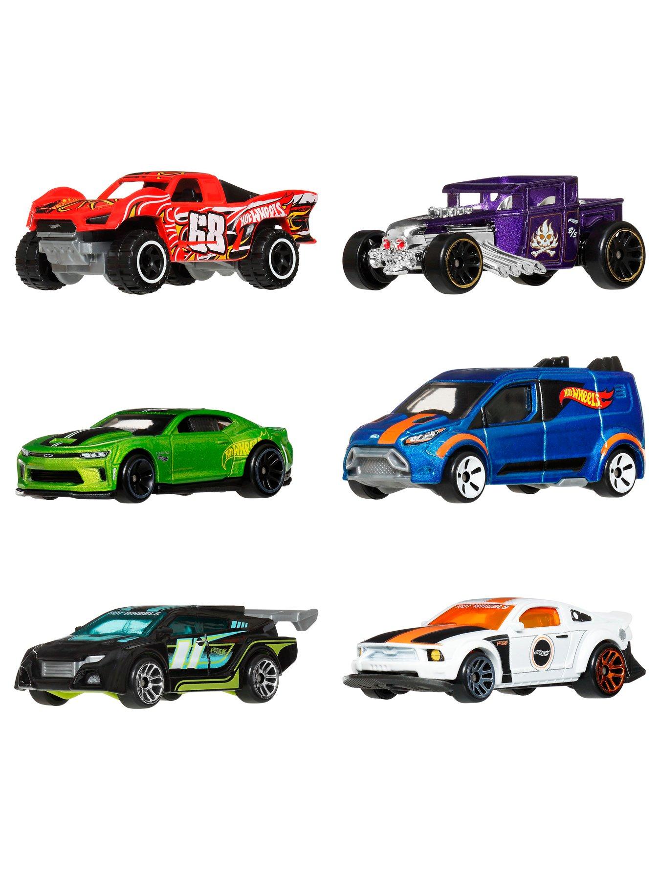 Image 2 of 7 of Hot Wheels Hot Wheels 1:64 Scale Die-Cast Toy Cars &amp; Trucks, Set of 6 HW Legends Vehicles (Styles May Vary) [Walmart Exclusive]