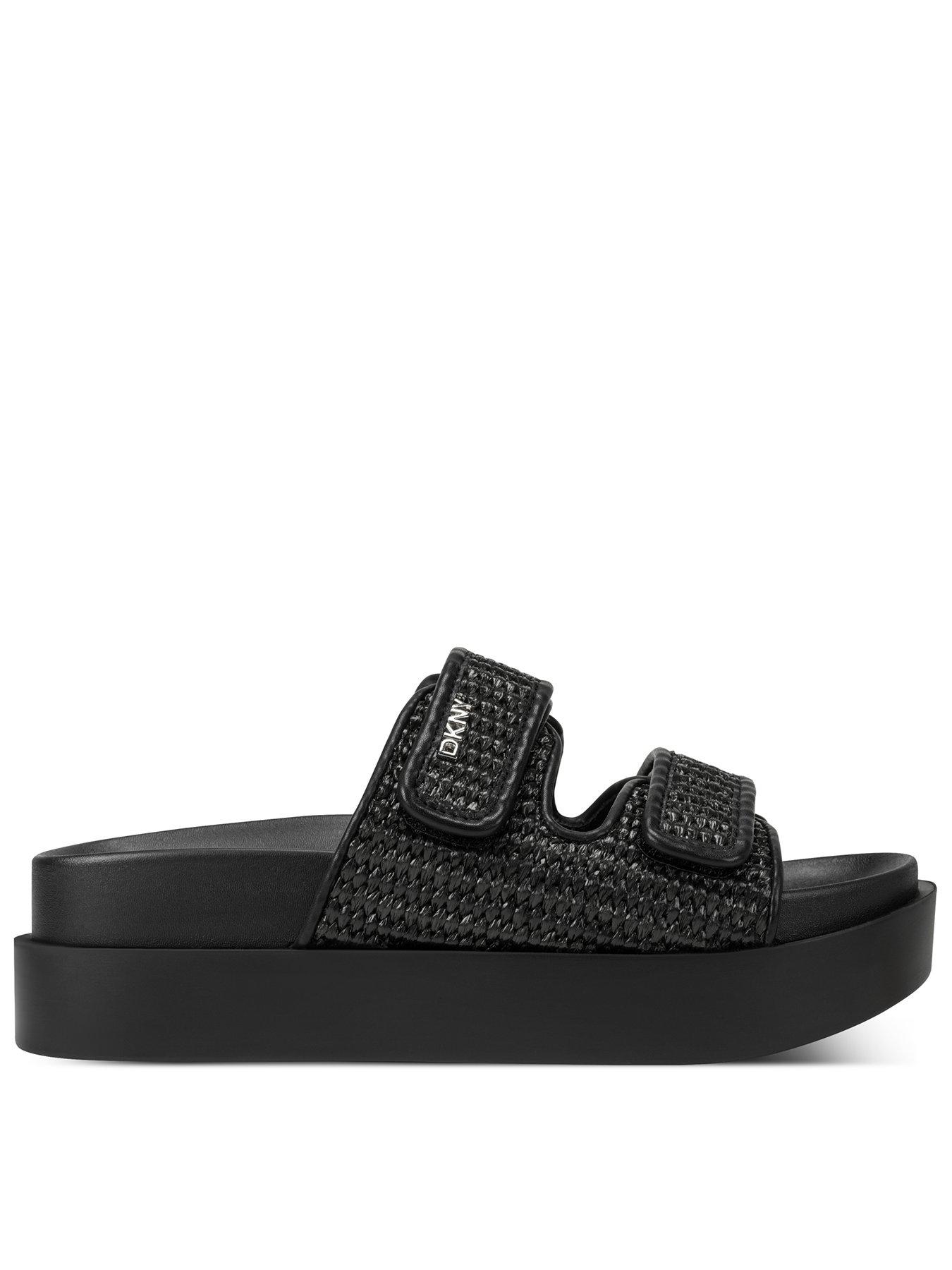 Image 1 of 5 of DKNY Piper - Platform Sandal 30mm - Black