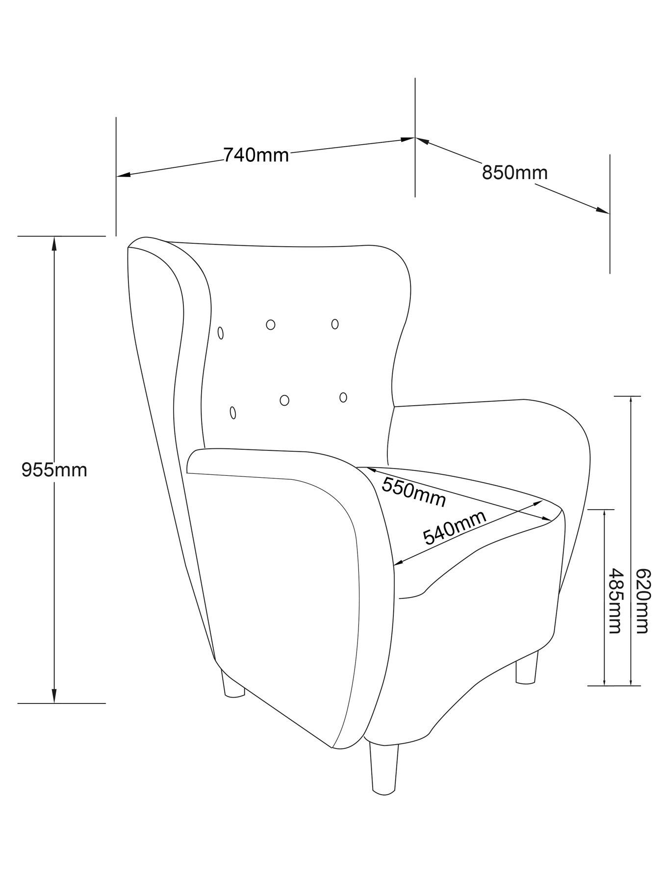 Image 6 of 7 of The Very Collection Boden Accent Chair