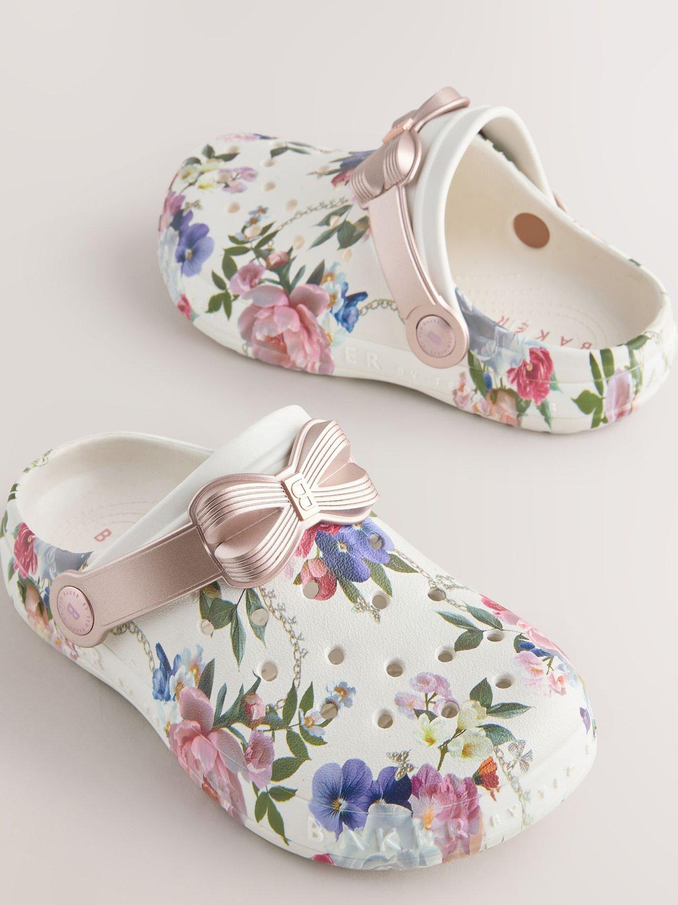 ted-baker-girls-floral-bow-clogs-whiteoutfit