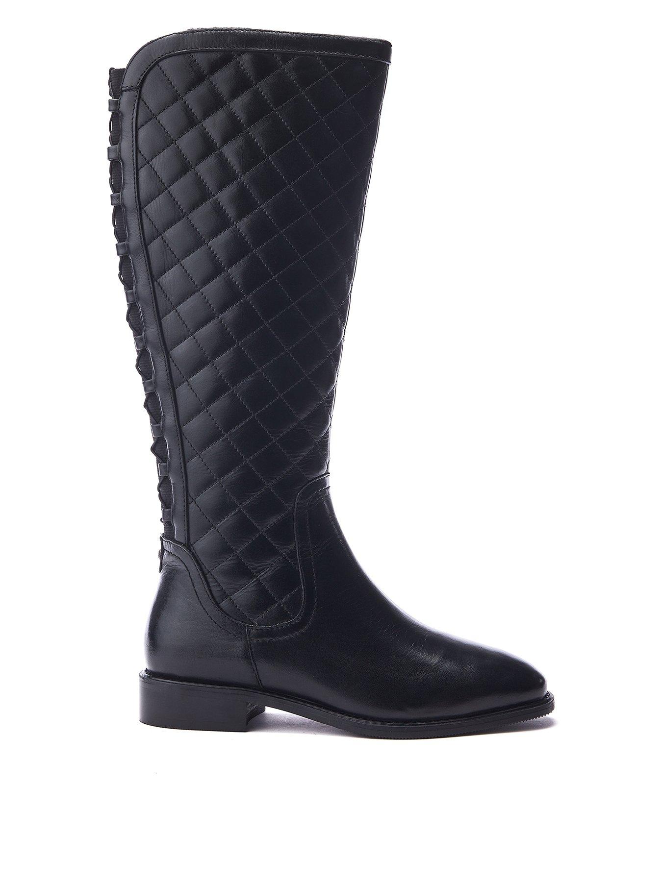 Moda In Pelle Sinclair Quilted Leather Boot