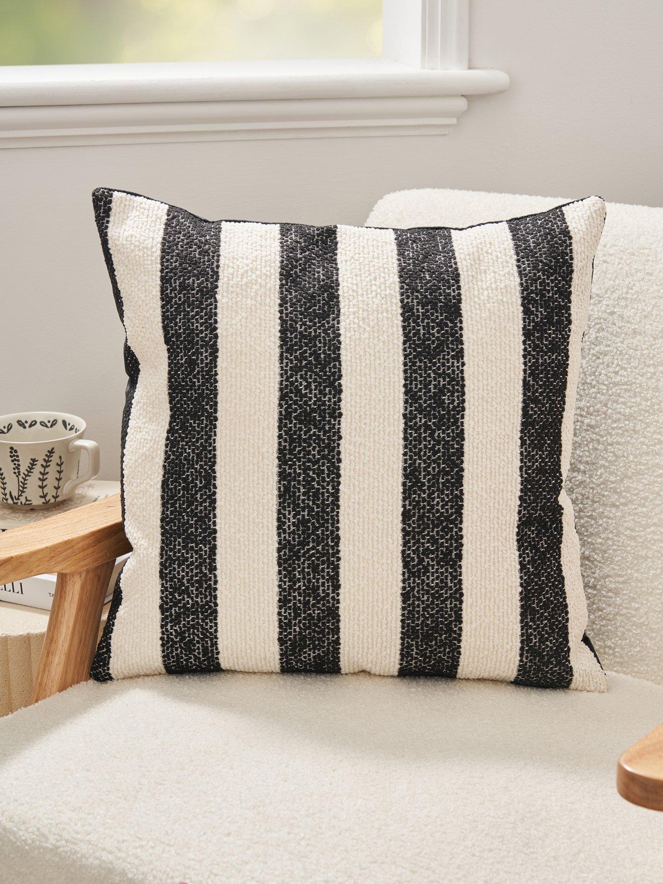 The Very Collection Finn Textured Stripe Cushion