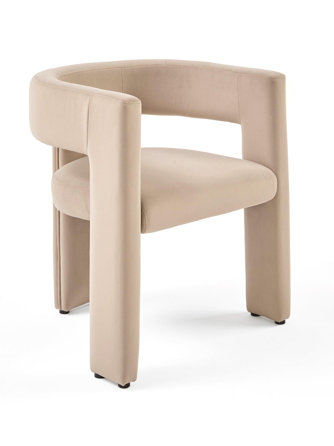 Image 5 of 7 of The Very Collection Carina Black 200cm Oval Dining Table And 4 Nell Taupe Chairs - FSC&reg; Certified