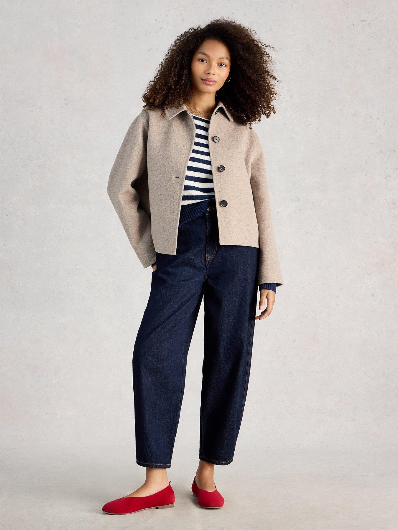 Image 3 of 6 of White Stuff Aden Wool Blend Jacket