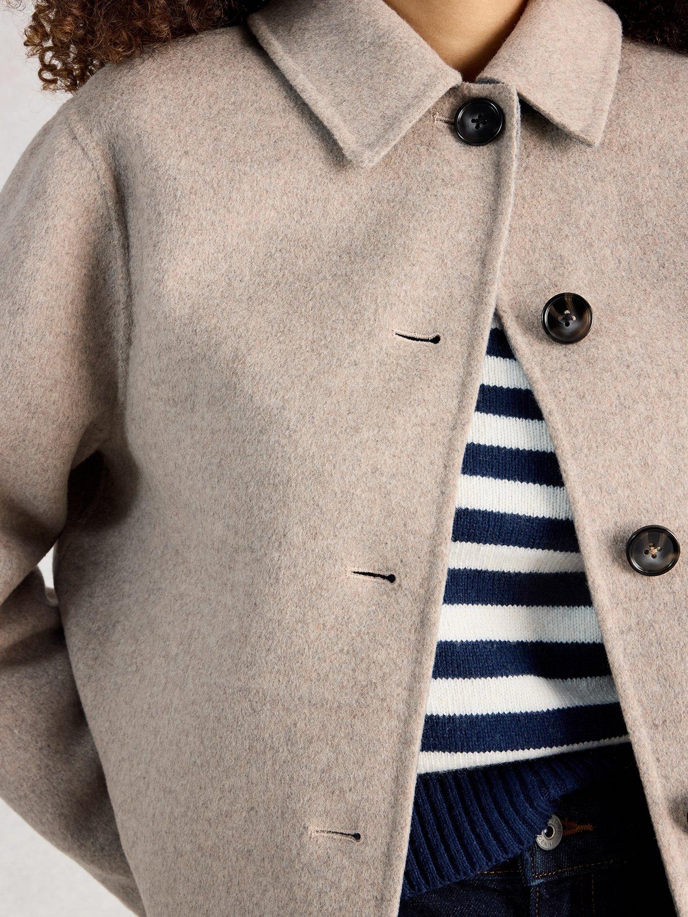 Image 4 of 6 of White Stuff Aden Wool Blend Jacket