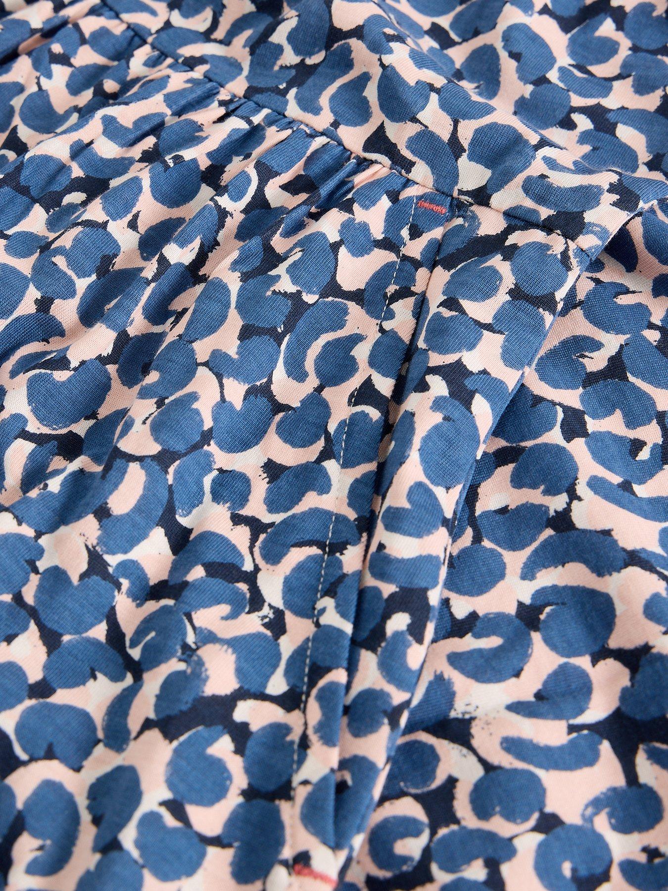 Image 6 of 6 of White Stuff Leah Jersey Dress - Blue